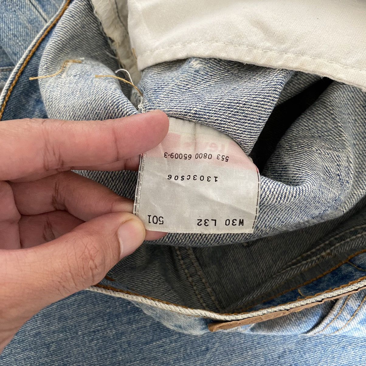 Levi's Size 29x31.5 Vintage 90's Levi's 501 Faded Dirty Jeans Size US 29 - 20 Thumbnail