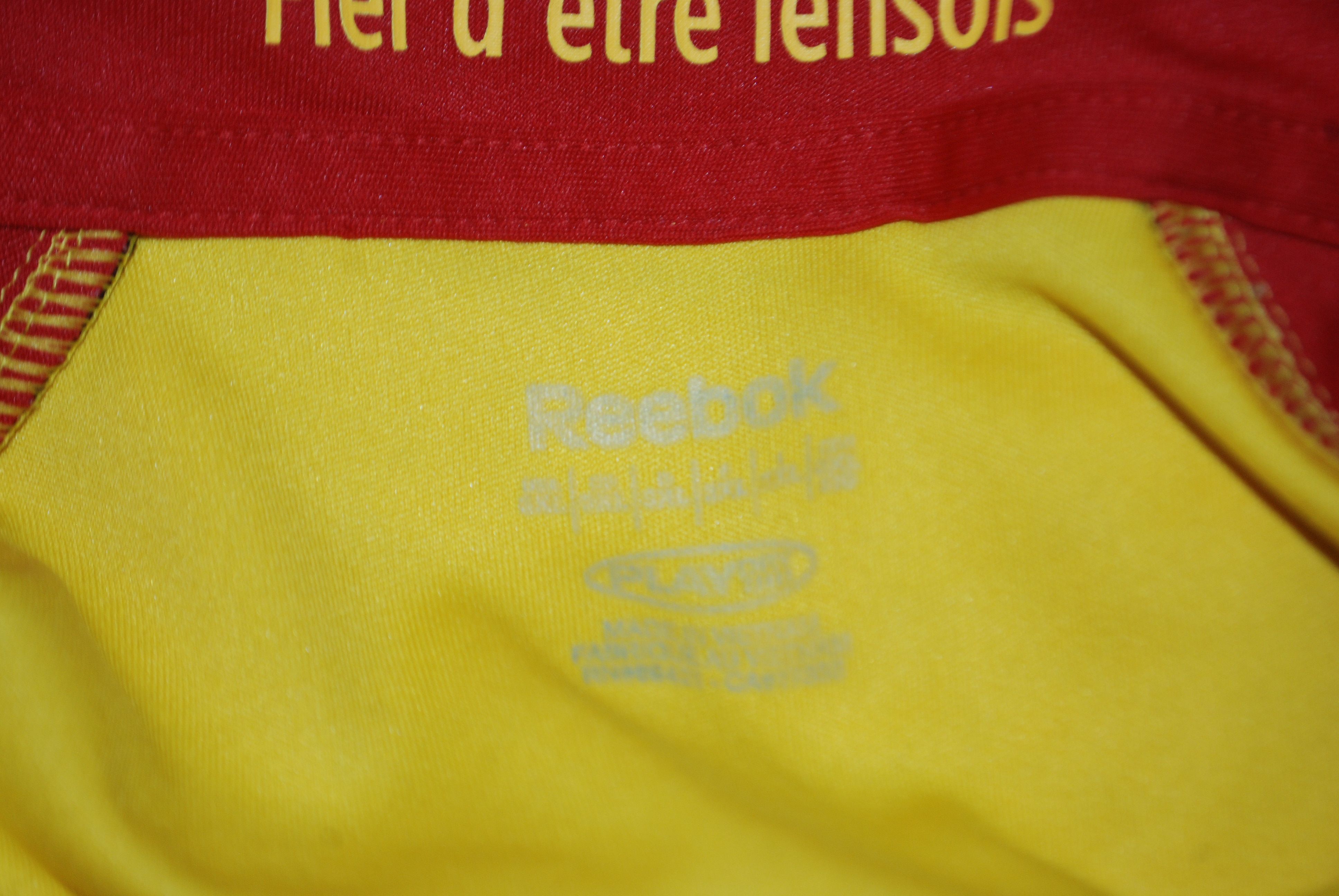 Reebok LENS FRANCE 2010 2011 HOME FOOTBALL SHIRT JERSEY SOCCER Size US XXL / EU 58 / 5 - 6 Thumbnail