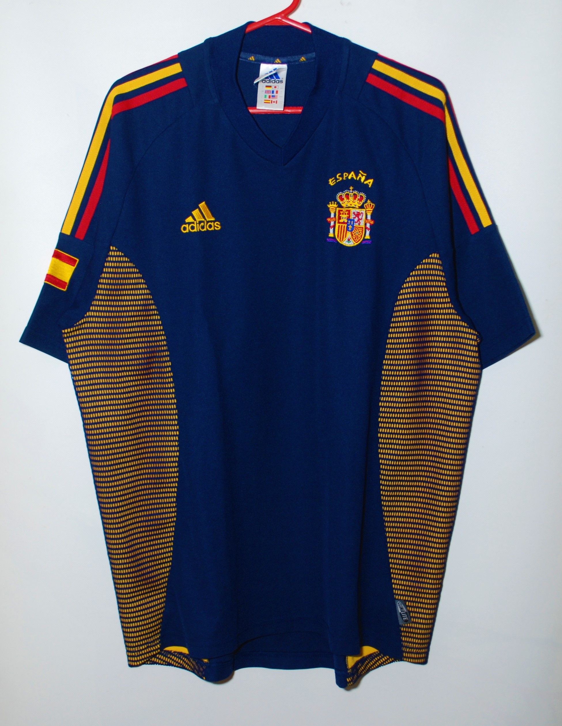 Adidas #10 TRISTAN SPAIN TEAM 2002 2003 THIRD FOOTBALL SHIRT Size US L / EU 52-54 / 3 - 1 Thumbnail