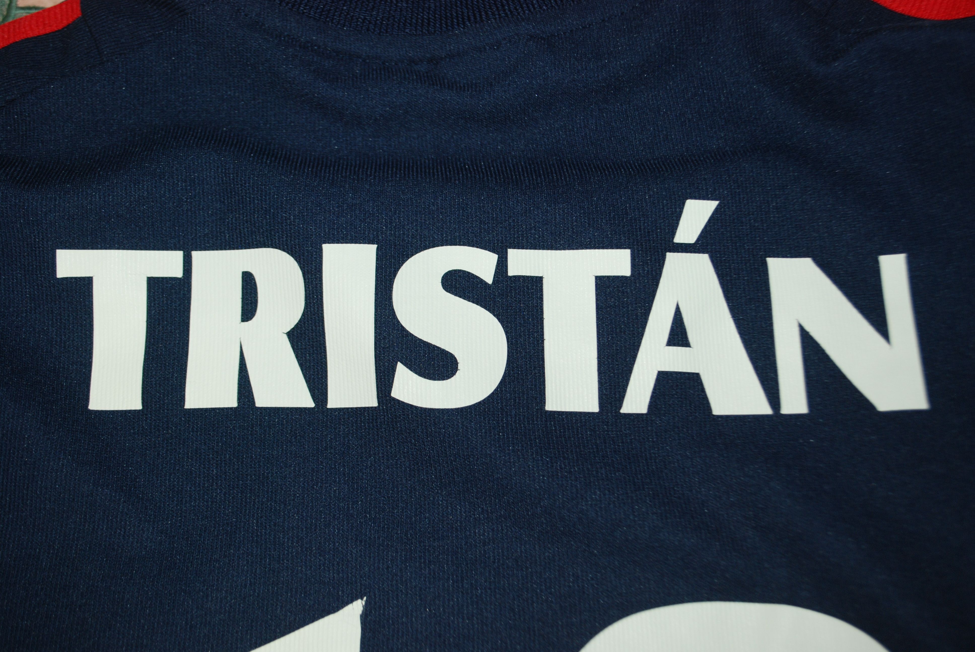 Adidas #10 TRISTAN SPAIN TEAM 2002 2003 THIRD FOOTBALL SHIRT Size US L / EU 52-54 / 3 - 10 Thumbnail