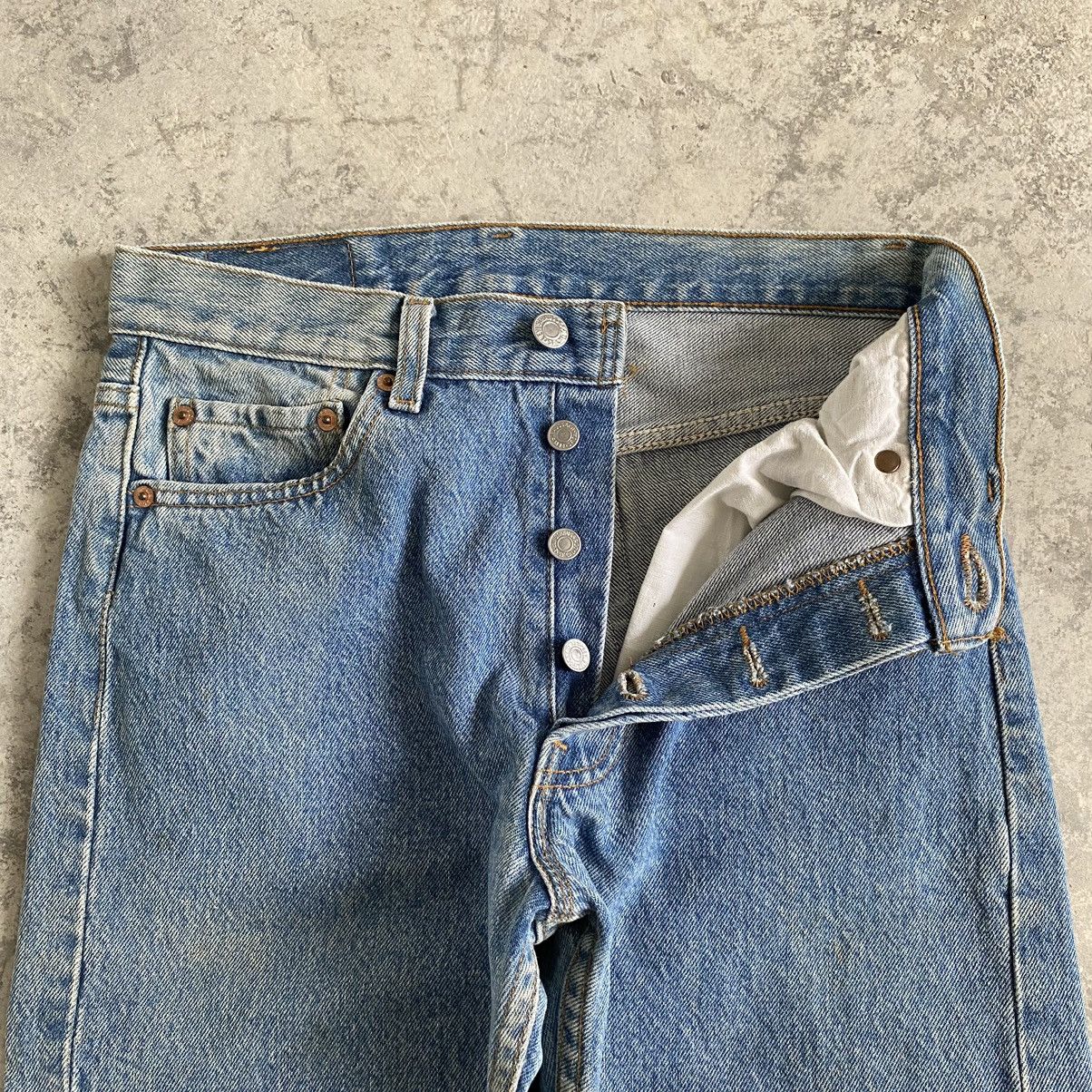 Levi's Size 28x30 Vintage 90's Levi's 501 Stonewashed Blue Jeans Size US 28 / EU 44 - 8 Thumbnail