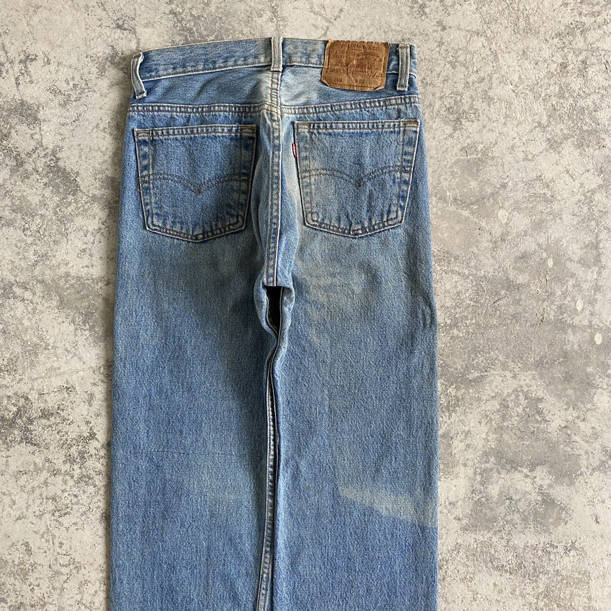 Levi's Size 28x30 Vintage 90's Levi's 501 Stonewashed Blue Jeans Size US 28 / EU 44 - 12 Thumbnail
