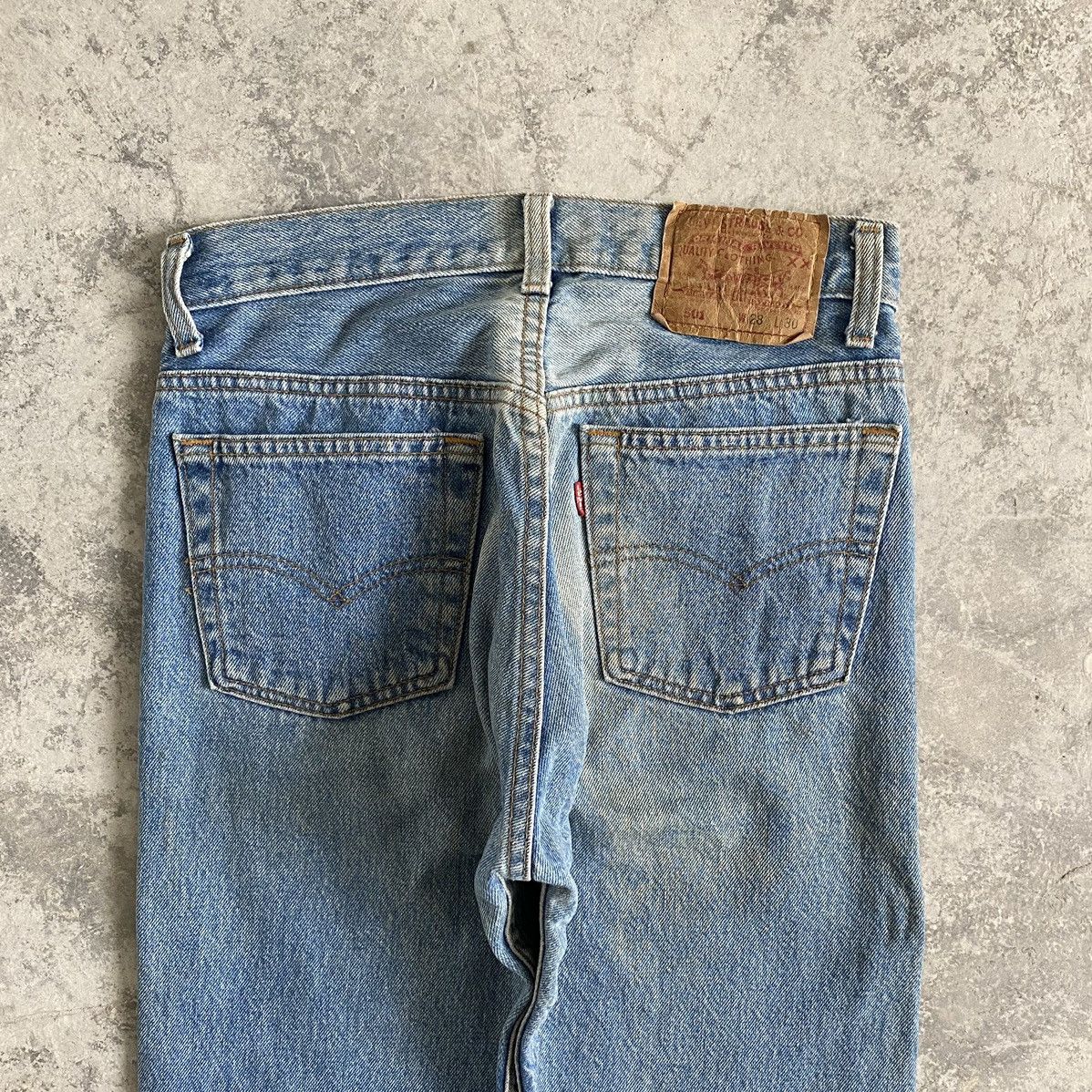 Levi's Size 28x30 Vintage 90's Levi's 501 Stonewashed Blue Jeans Size US 28 / EU 44 - 13 Thumbnail