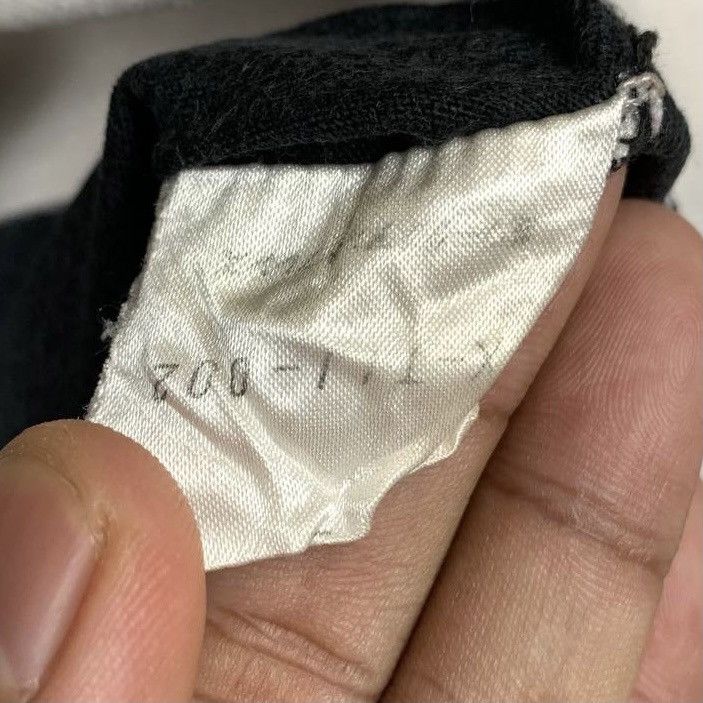 Yohji Yamamoto Work Shop Yohji Yamamoto Shirt Stripe TurtleNeck Distressed Size US S / EU 44-46 / 1 - 16 Thumbnail