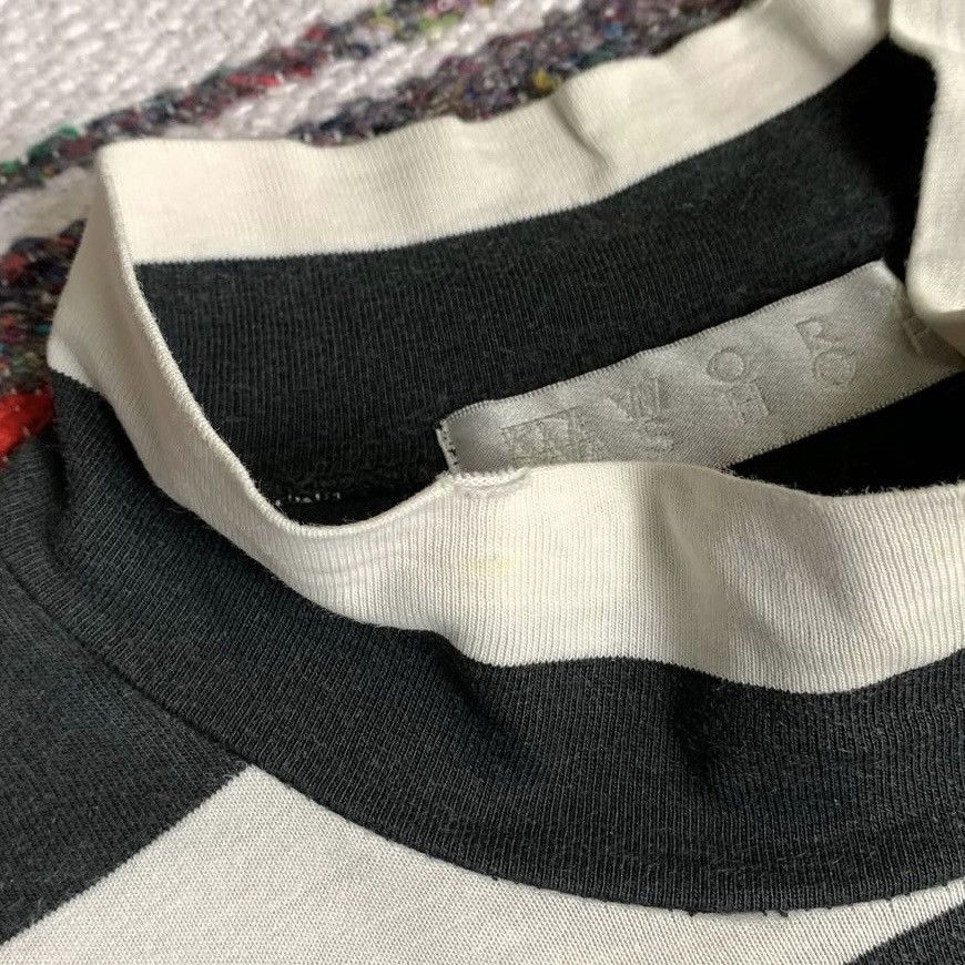 Yohji Yamamoto Work Shop Yohji Yamamoto Shirt Stripe TurtleNeck Distressed Size US S / EU 44-46 / 1 - 9 Thumbnail