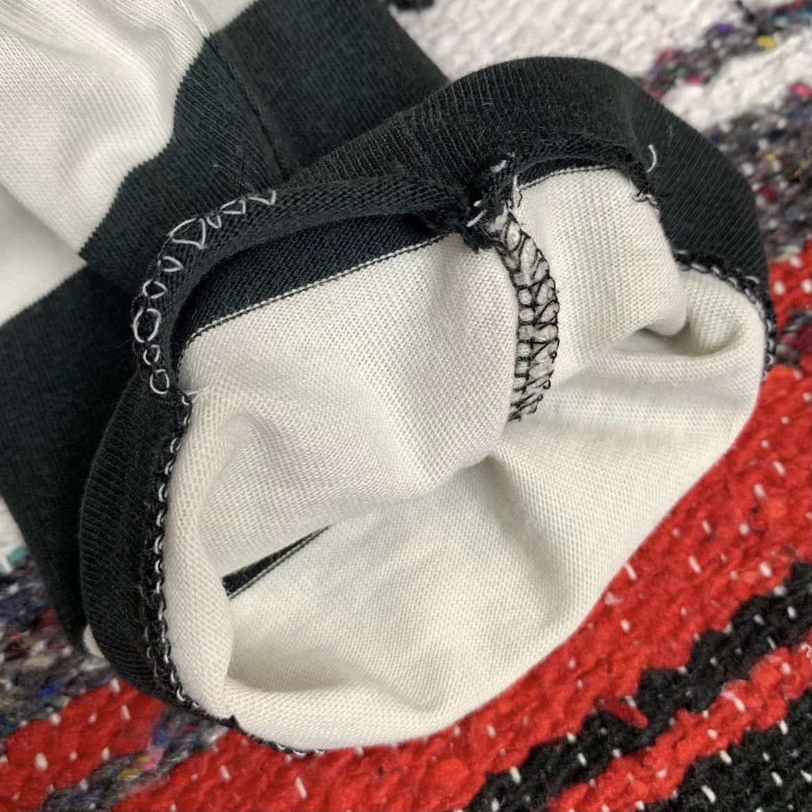 Yohji Yamamoto Work Shop Yohji Yamamoto Shirt Stripe TurtleNeck Distressed Size US S / EU 44-46 / 1 - 12 Thumbnail