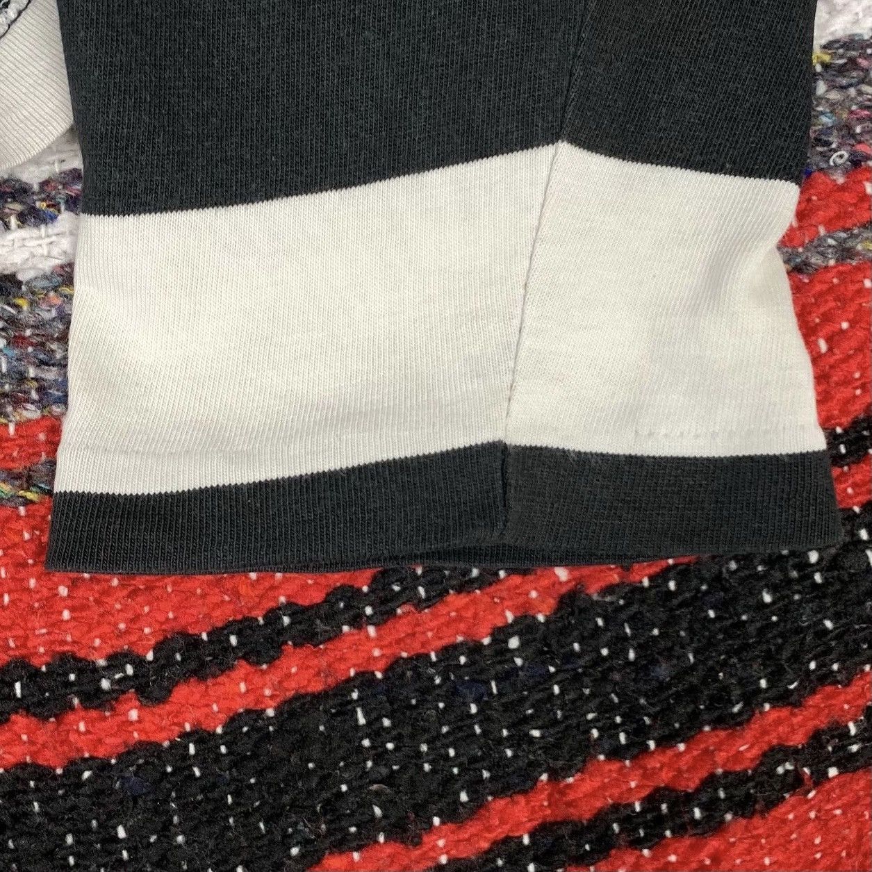 Yohji Yamamoto Work Shop Yohji Yamamoto Shirt Stripe TurtleNeck Distressed Size US S / EU 44-46 / 1 - 13 Thumbnail