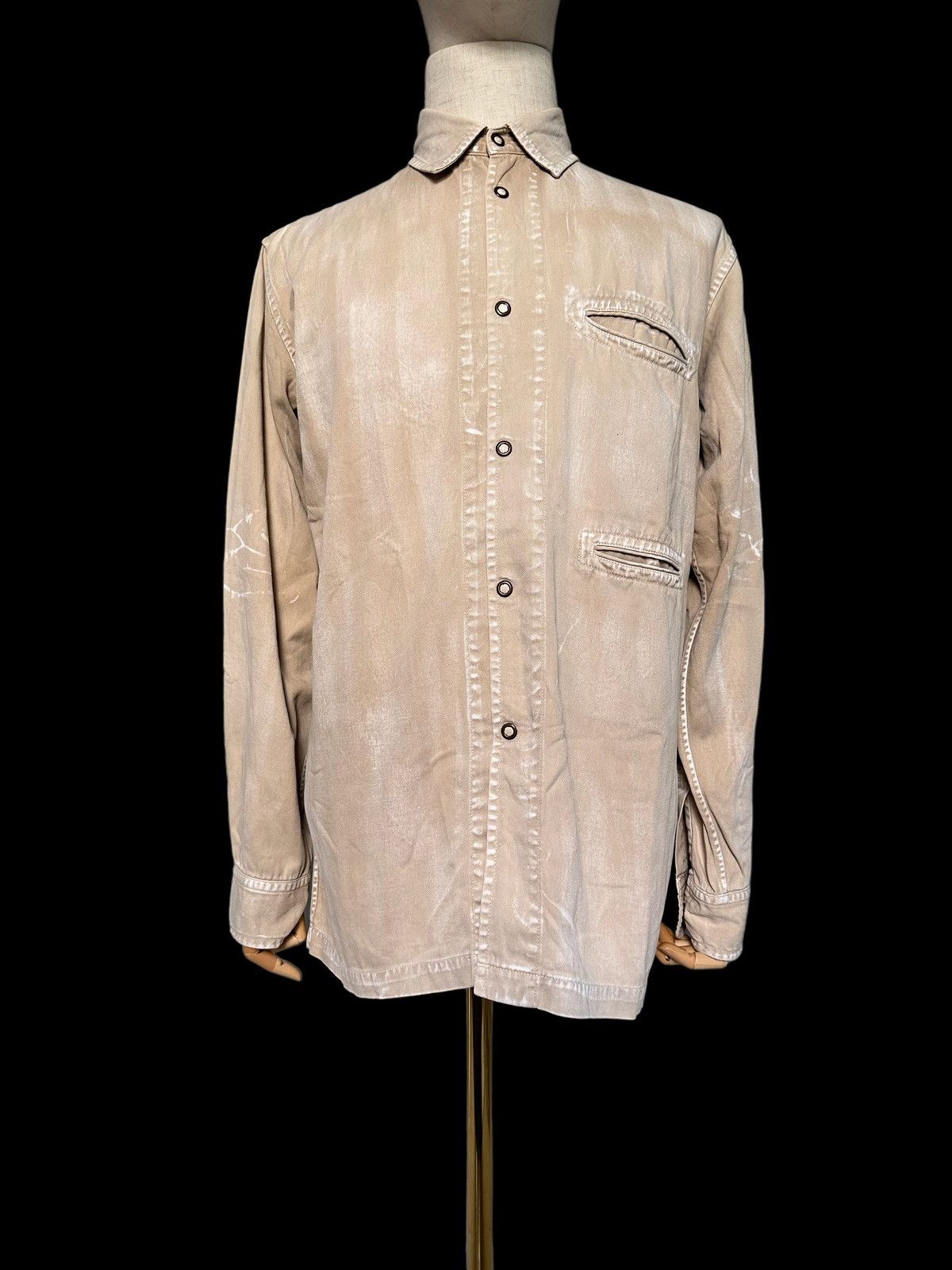 If Six Was Nine 1990s Nationality + Name = Grosbec distressed shirt Size US L / EU 52-54 / 3 - 14 Thumbnail