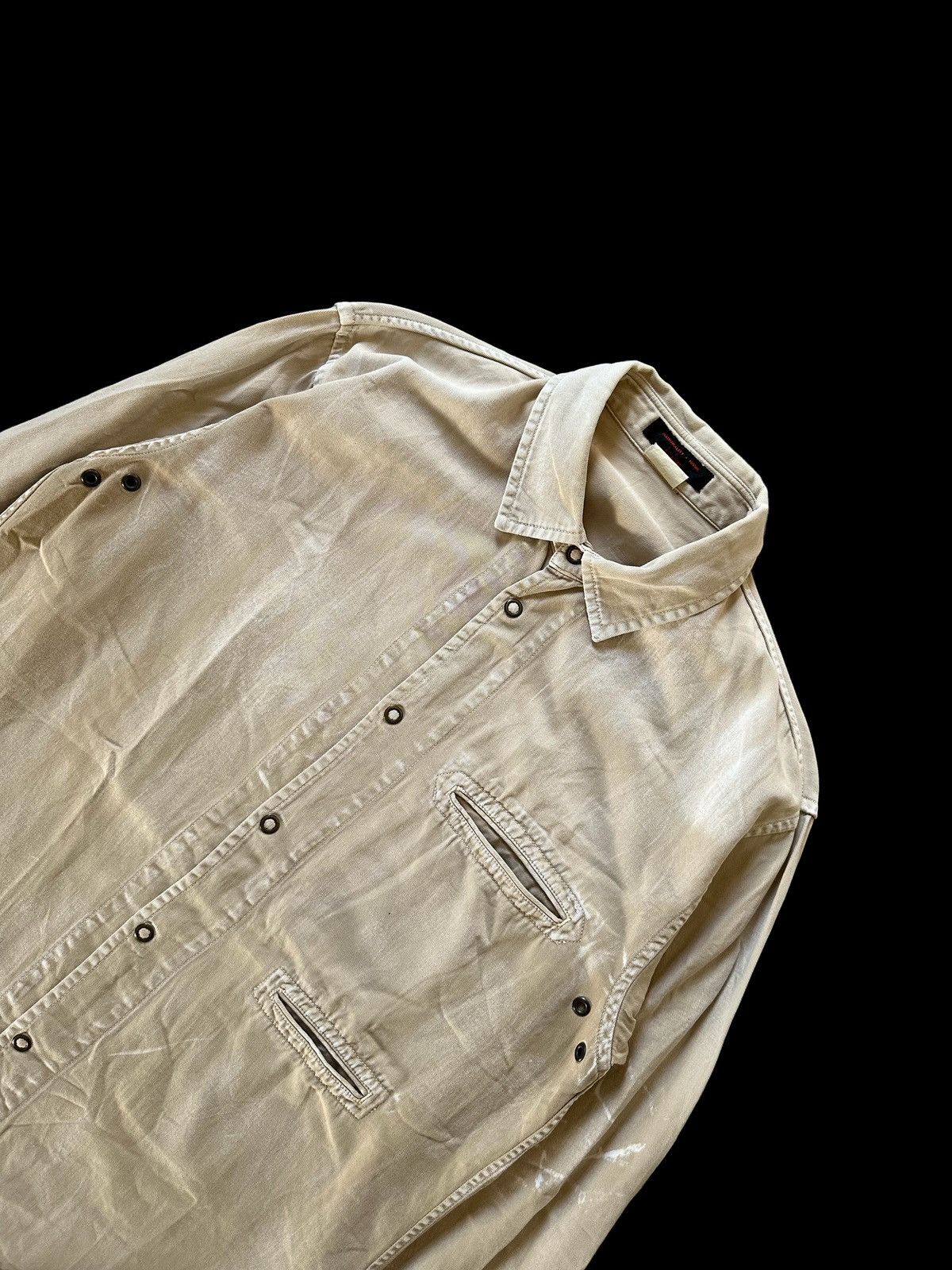 If Six Was Nine 1990s Nationality + Name = Grosbec distressed shirt Size US L / EU 52-54 / 3 - 5 Thumbnail