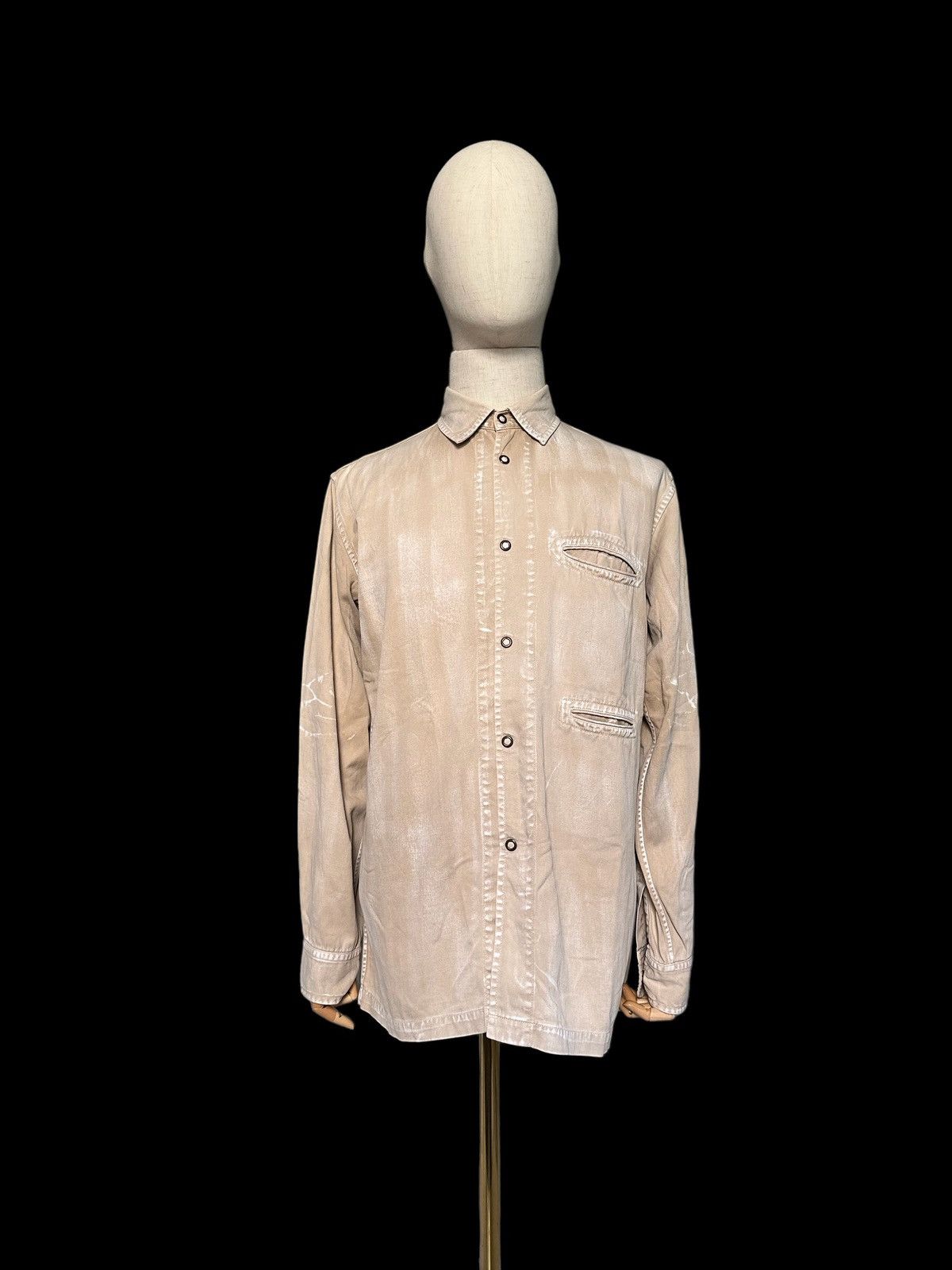 If Six Was Nine 1990s Nationality + Name = Grosbec distressed shirt Size US L / EU 52-54 / 3 - 15 Thumbnail