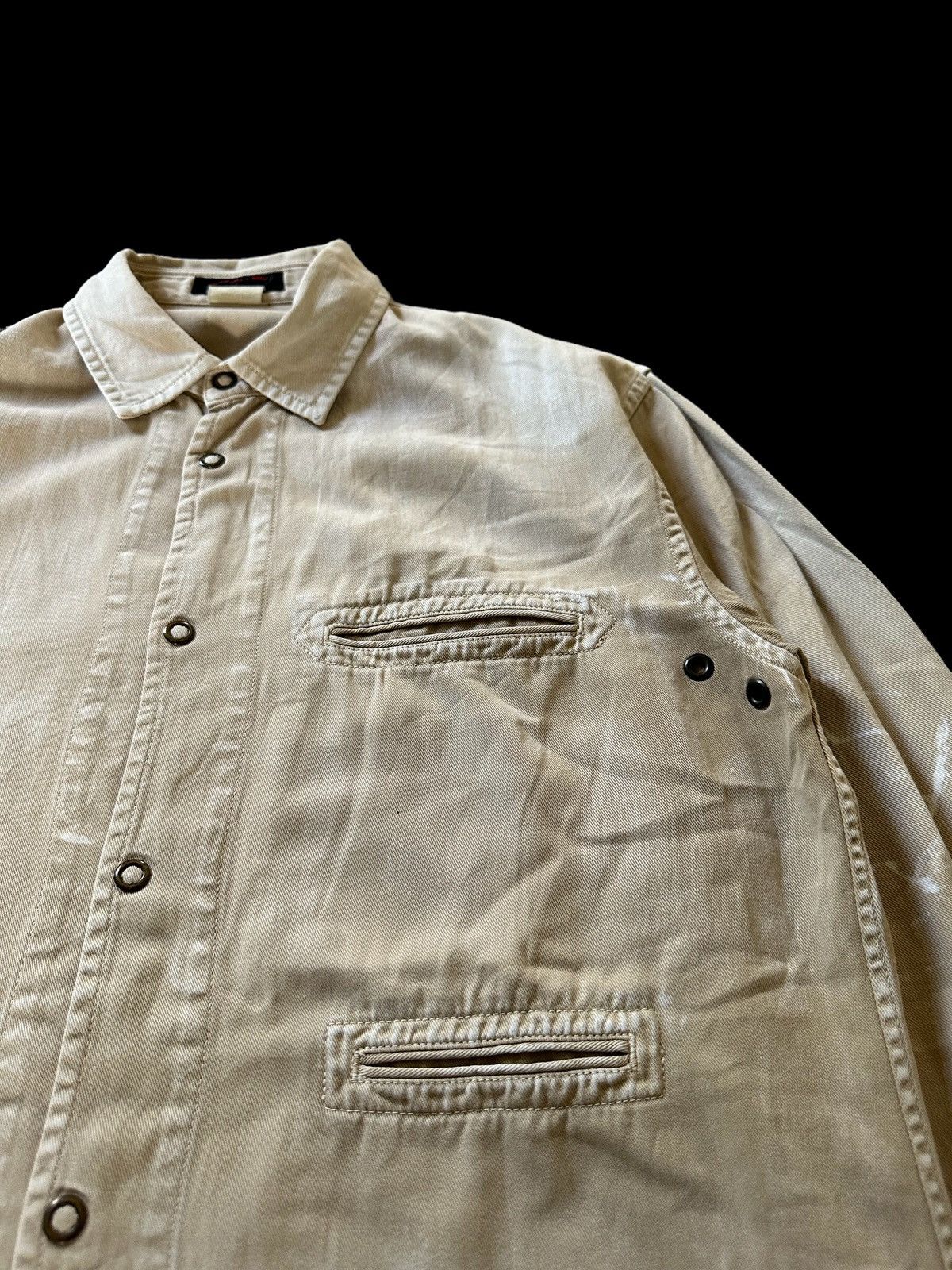 If Six Was Nine 1990s Nationality + Name = Grosbec distressed shirt Size US L / EU 52-54 / 3 - 7 Thumbnail