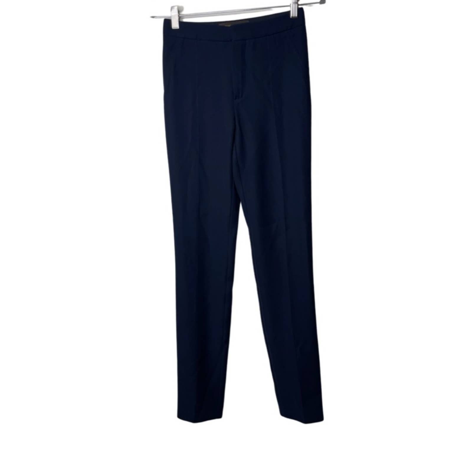 Louis Vuitton Uniform Navy front pleated trousers sz 32 us 2