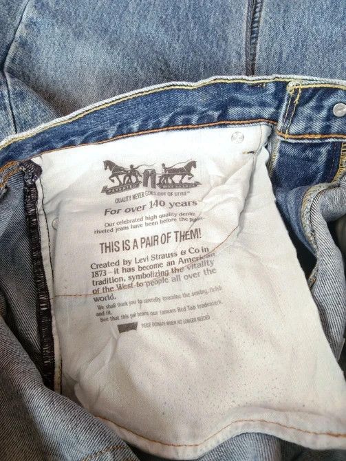 Levi's Vintage Levi's Jeans 505 Light Blue Denim 38x30 Size US 38 / EU 54 - 10 Thumbnail