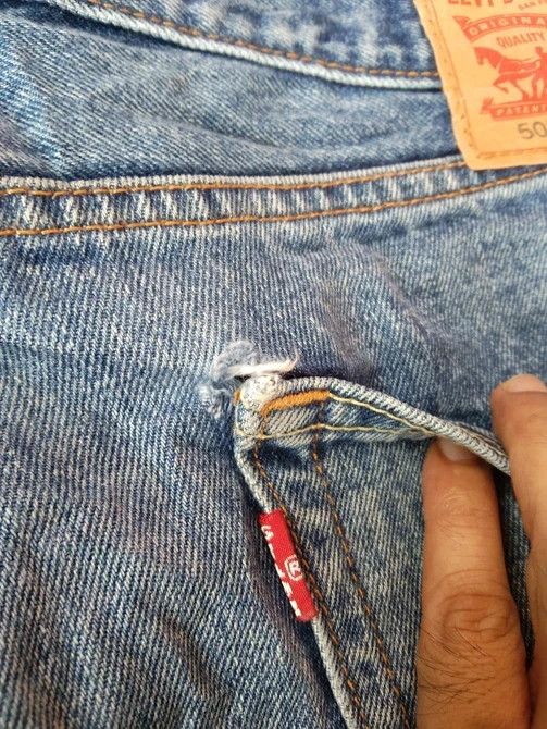 Levi's Vintage Levi's Jeans 505 Light Blue Denim 38x30 Size US 38 / EU 54 - 5 Thumbnail