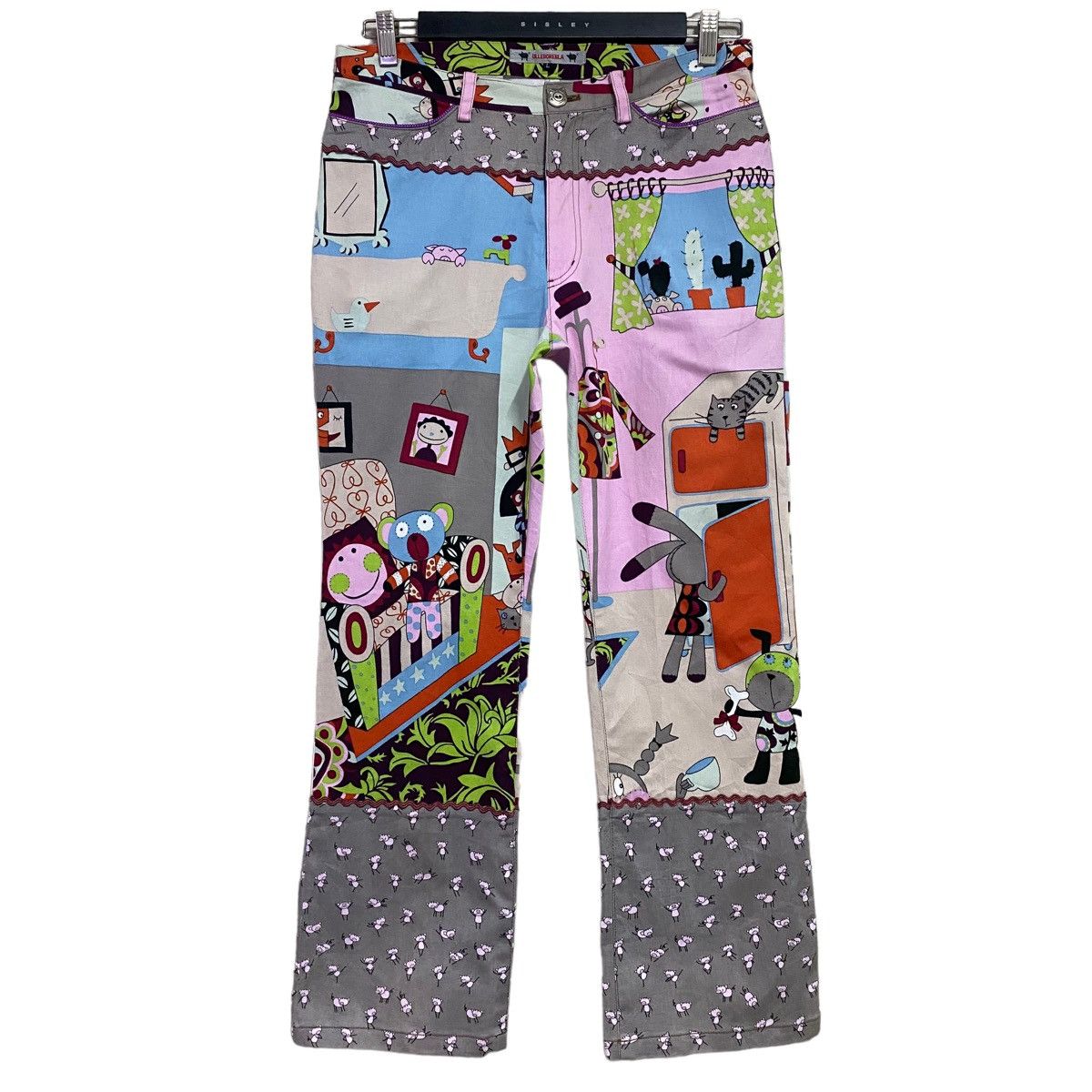 Japanese Brand Japanese Brand OLLEBOREBLA Pop Art Pants Size 30" / US 8 / IT 44 - 1 Thumbnail