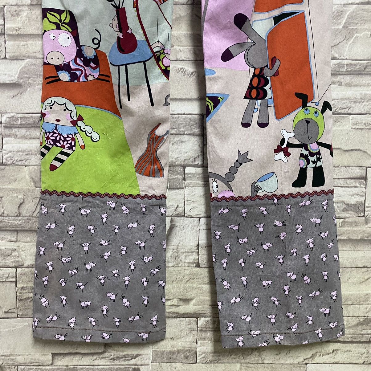 Japanese Brand Japanese Brand OLLEBOREBLA Pop Art Pants Size 30" / US 8 / IT 44 - 16 Thumbnail