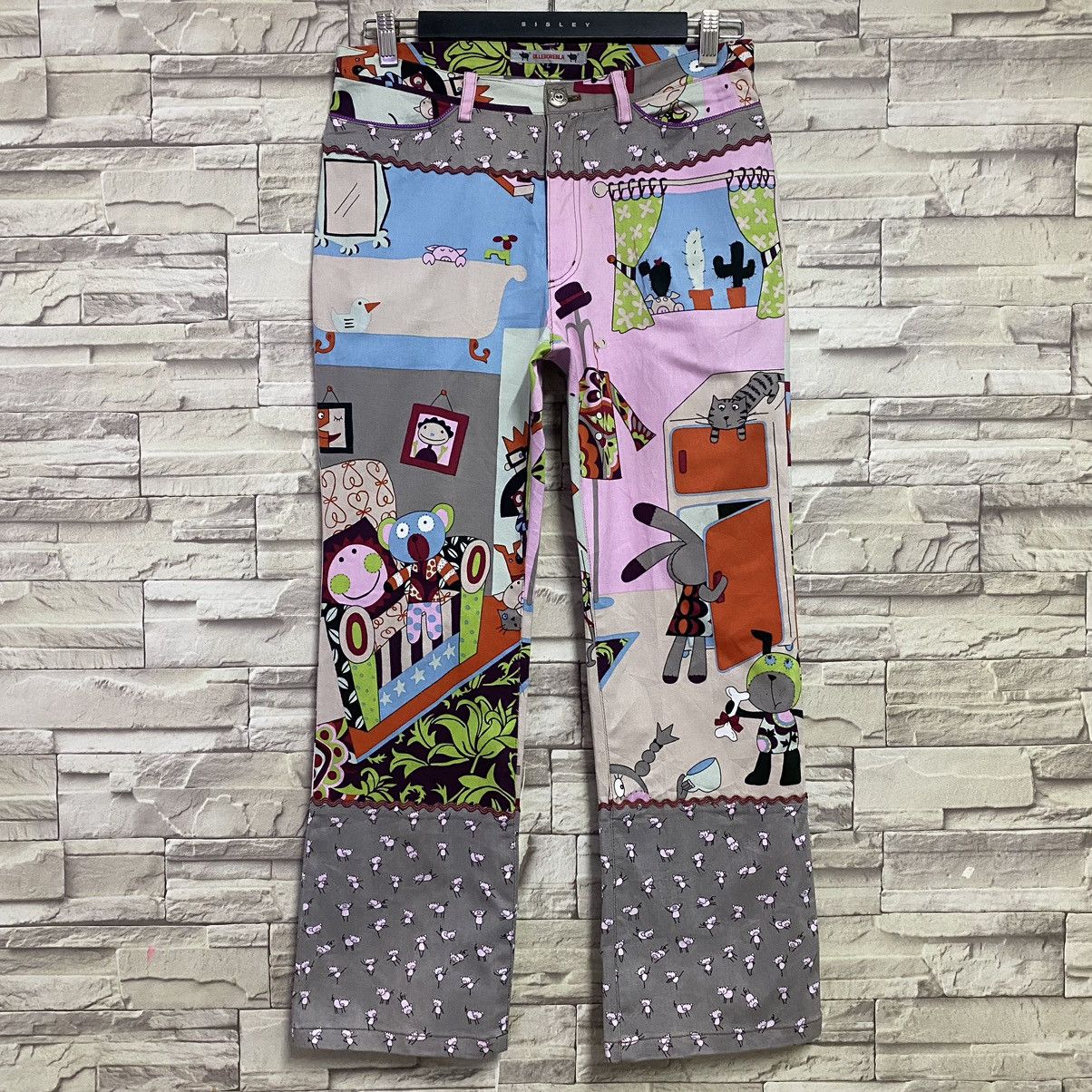 Japanese Brand Japanese Brand OLLEBOREBLA Pop Art Pants Size 30" / US 8 / IT 44 - 3 Thumbnail