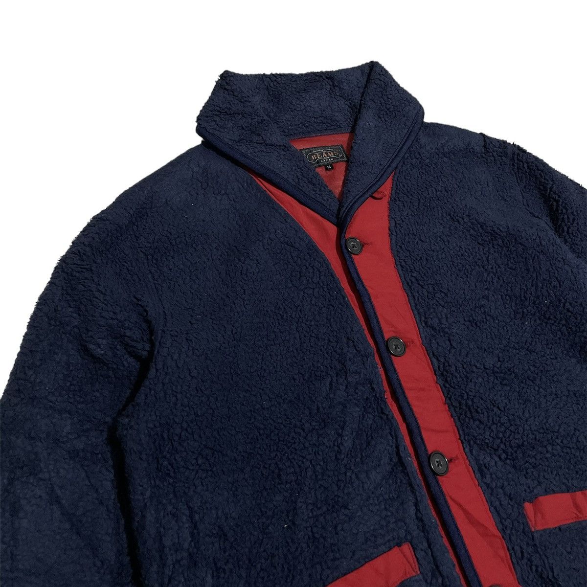 Beams Plus Boa Fleece Shawl Colar Jacket