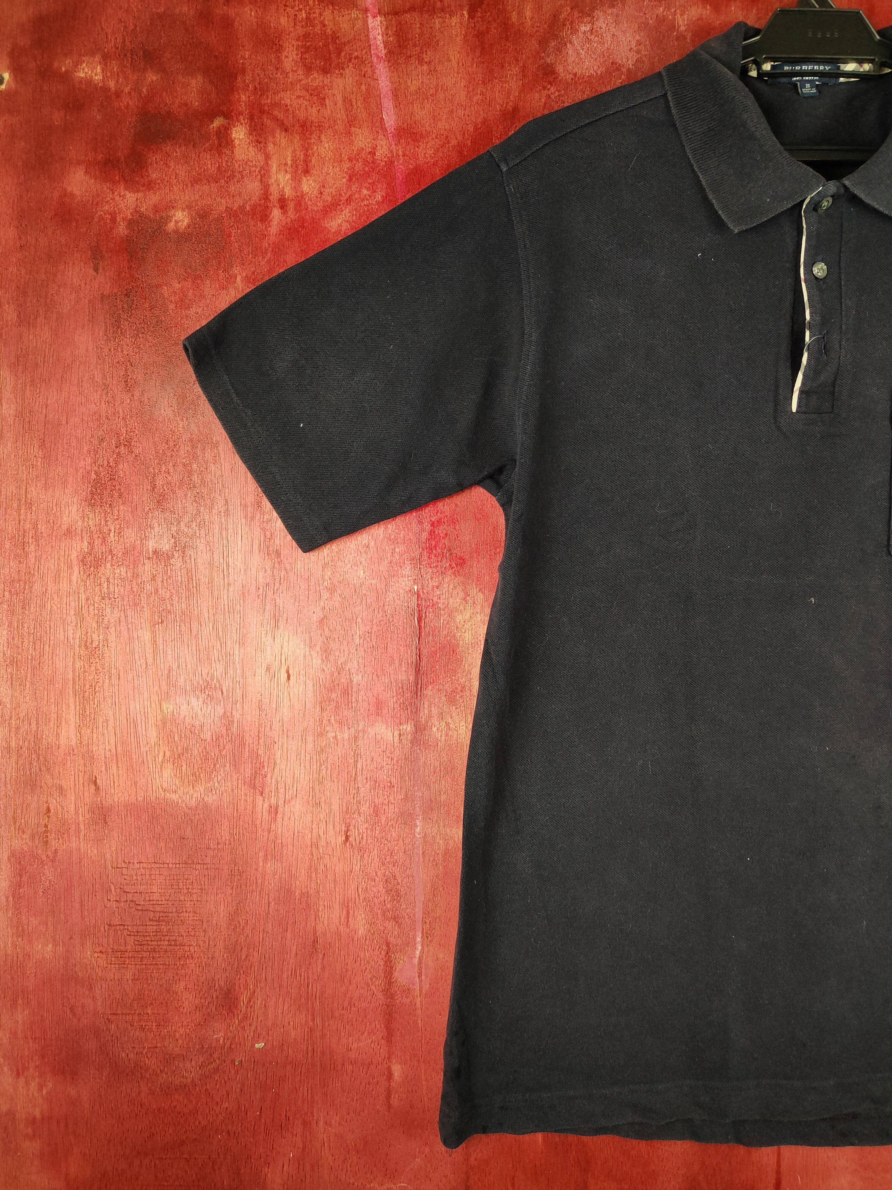 Burberry Burberry Dark Blue Faded Short Sleeve T-shirt #S676 Size US S / EU 44-46 / 1 - 4 Thumbnail