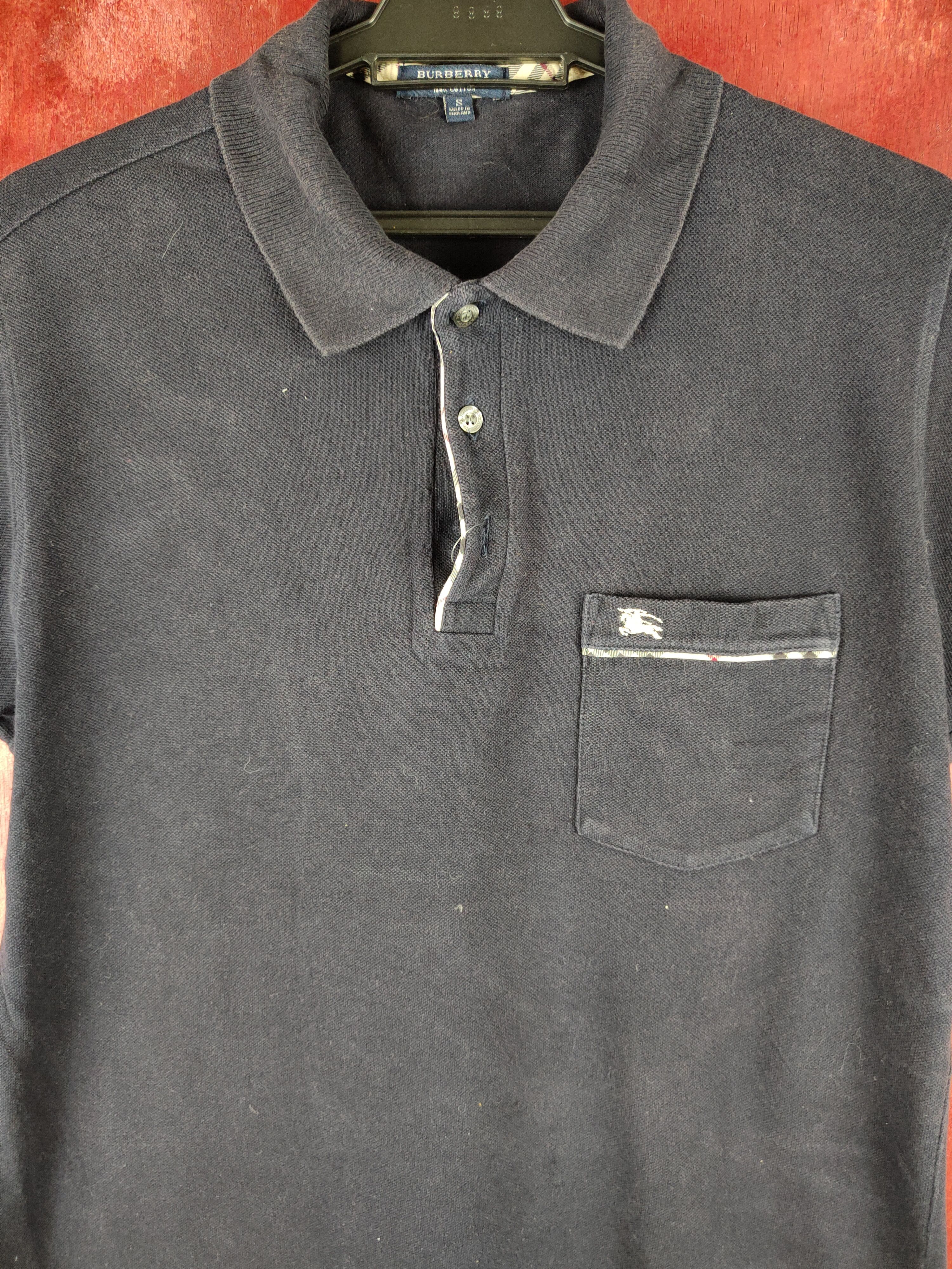 Burberry Burberry Dark Blue Faded Short Sleeve T-shirt #S676 Size US S / EU 44-46 / 1 - 2 Thumbnail
