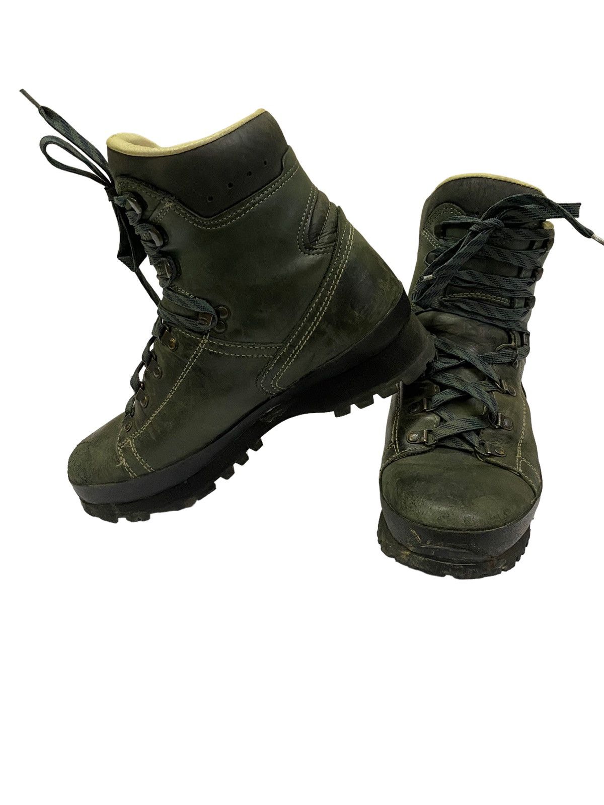Futura HanWag 90s Vintage Germany Heavy Hiking Leather Monkey Boots Size US 8 / EU 41 - 1 Thumbnail