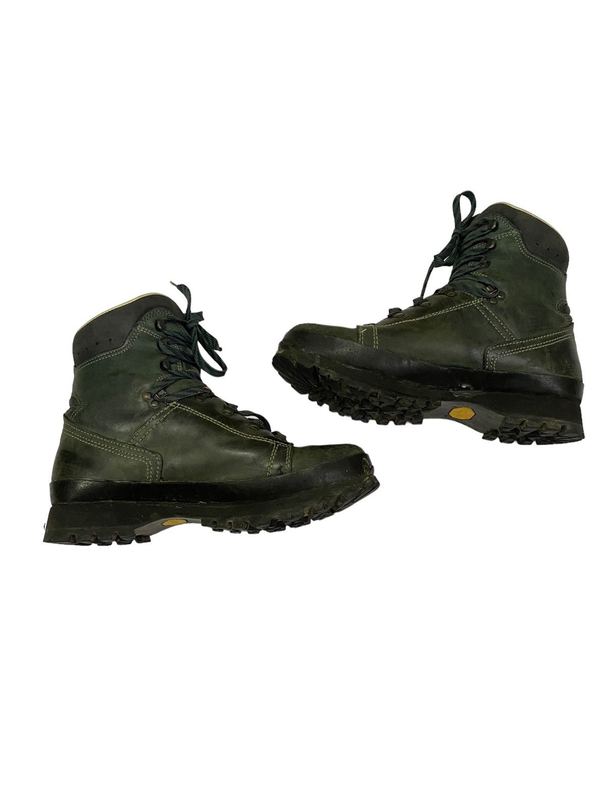 Futura HanWag 90s Vintage Germany Heavy Hiking Leather Monkey Boots Size US 8 / EU 41 - 4 Thumbnail