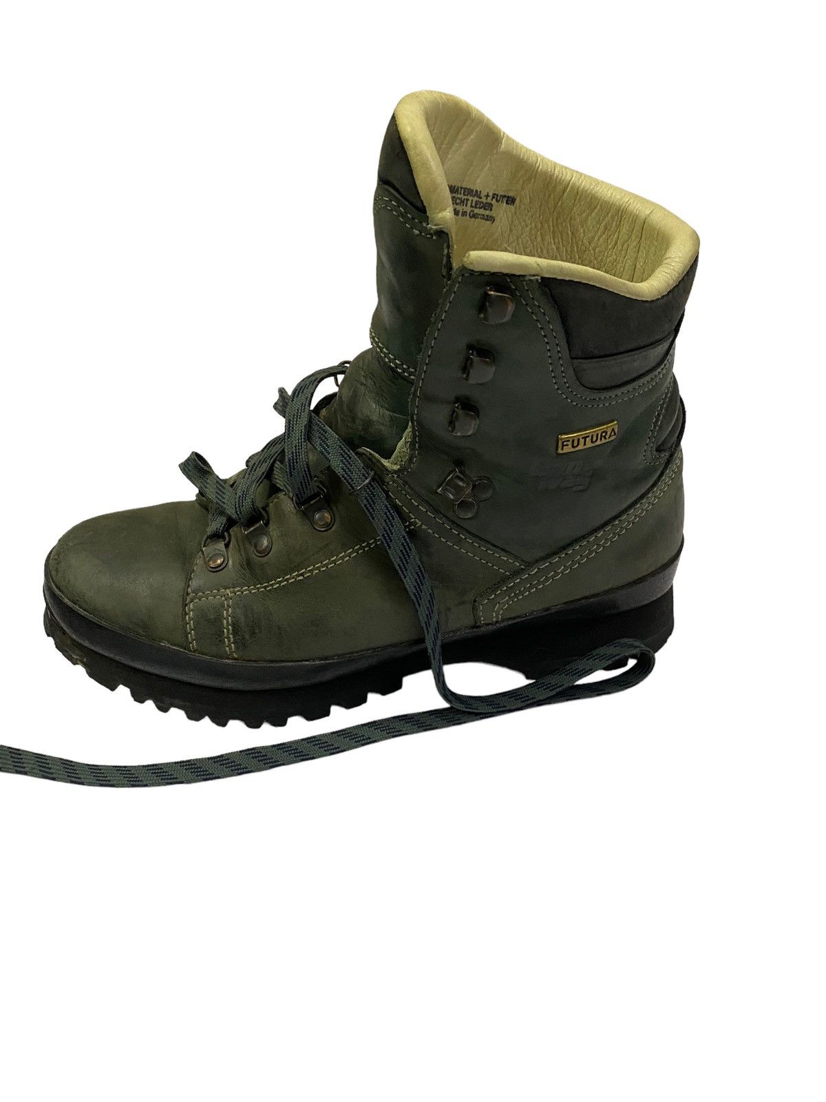 Futura HanWag 90s Vintage Germany Heavy Hiking Leather Monkey Boots Size US 8 / EU 41 - 7 Thumbnail