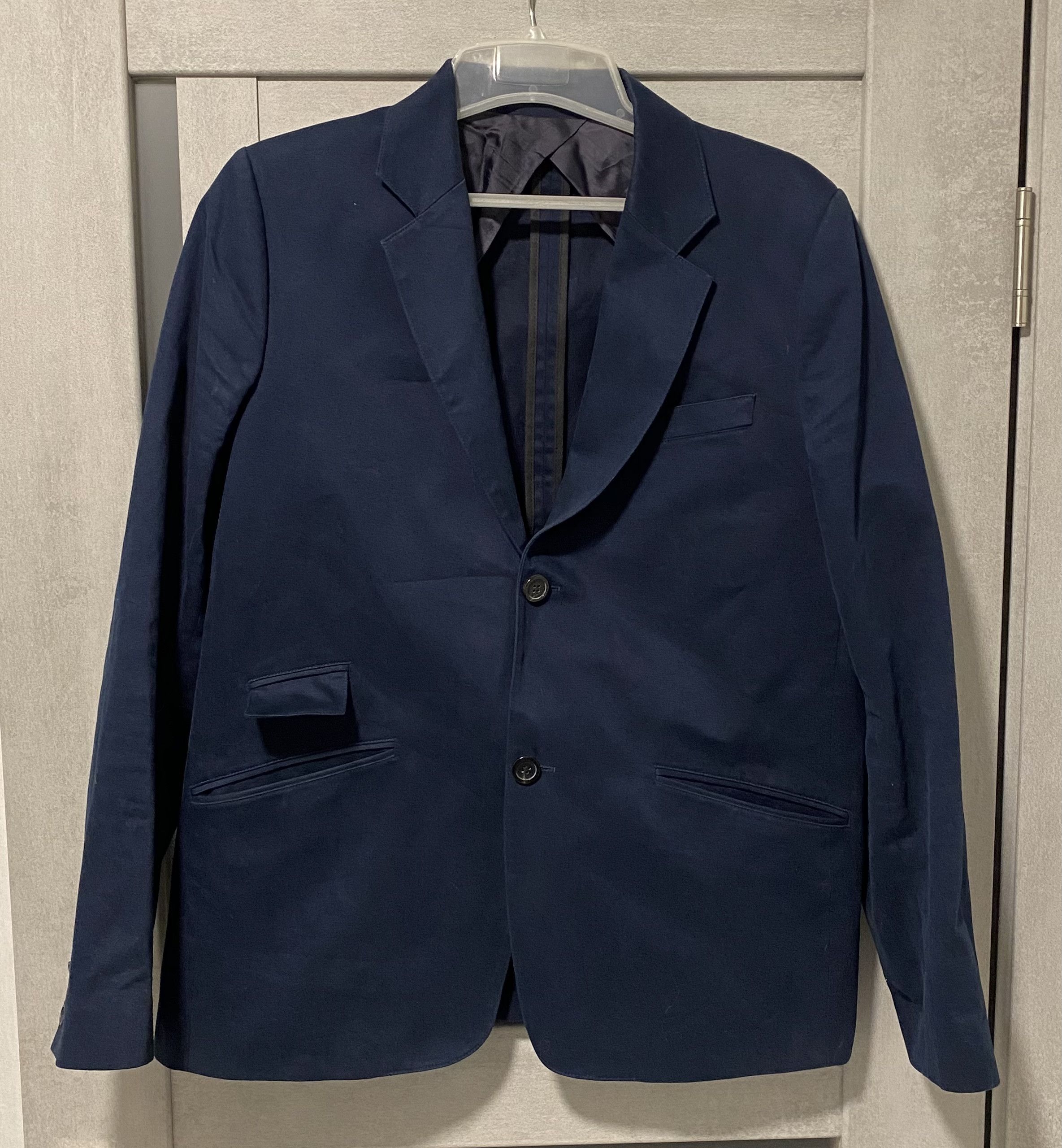 A.P.C. A.P.C. navy cotton blazer Size 48L - 1 Thumbnail