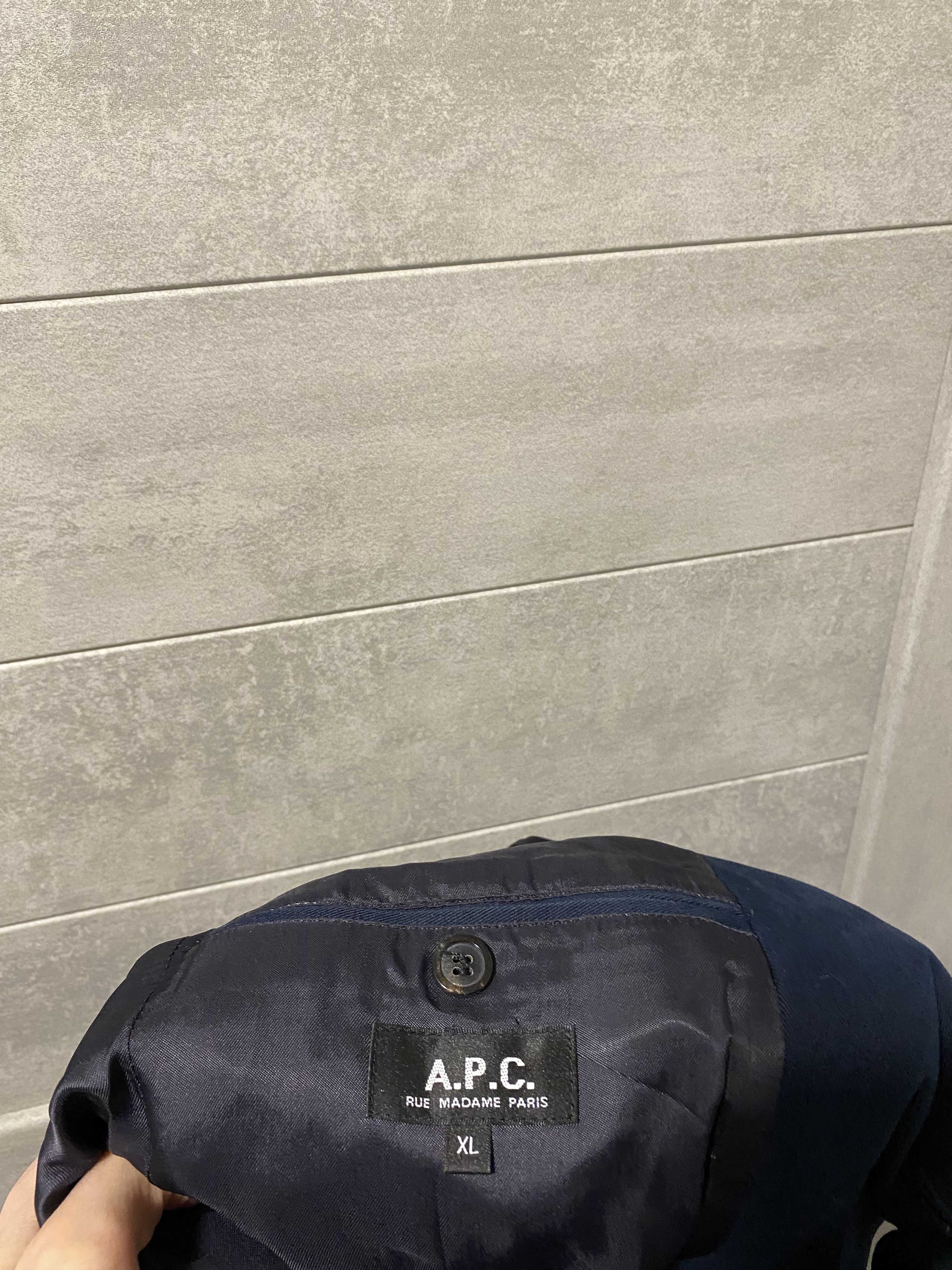 A.P.C. A.P.C. navy cotton blazer Size 48L - 4 Thumbnail