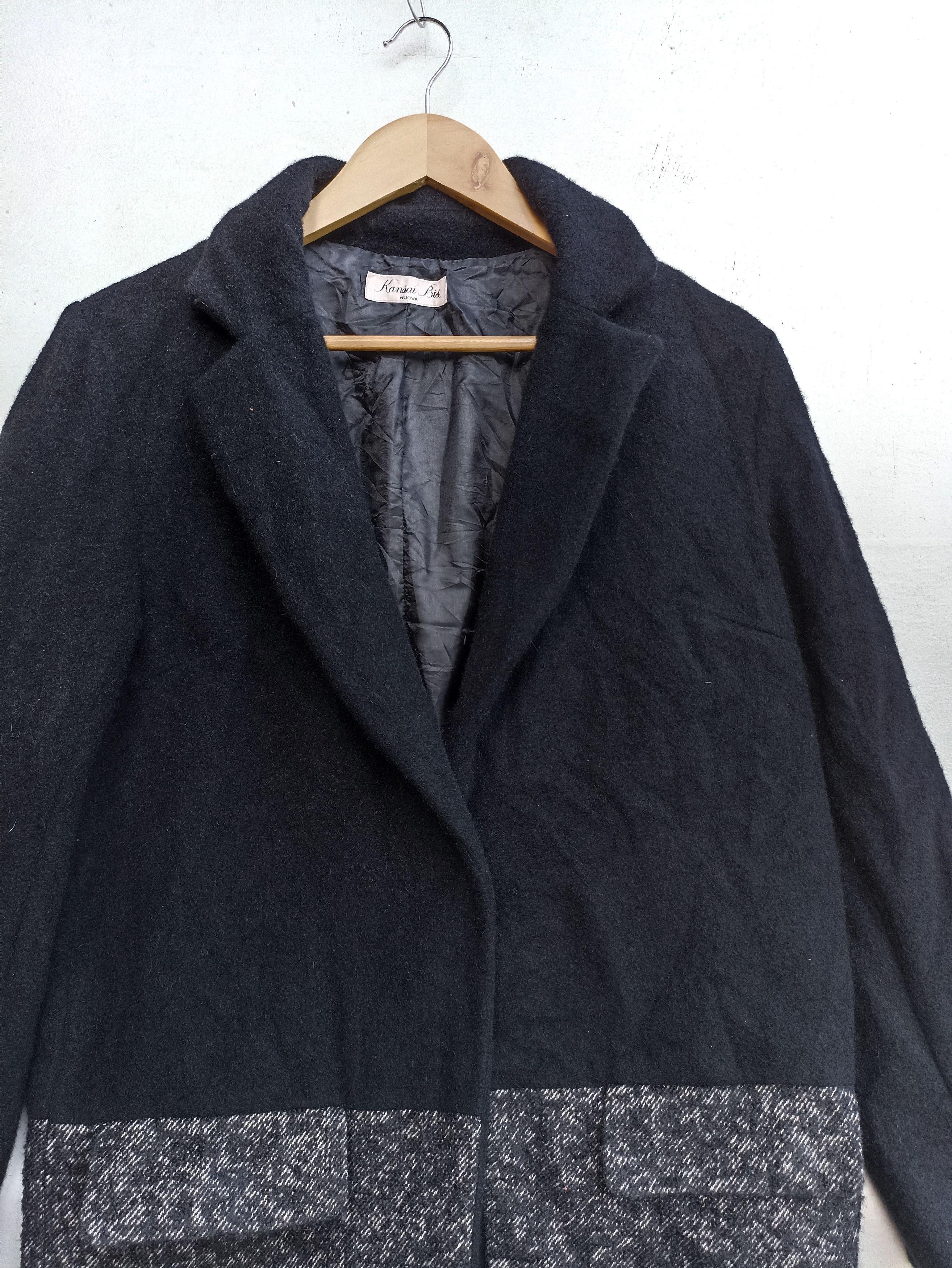 Kansai Yamamoto 🔥 Steals Kansai Bis over coat wool jacket Size US M / EU 48-50 / 2 - 2 Thumbnail