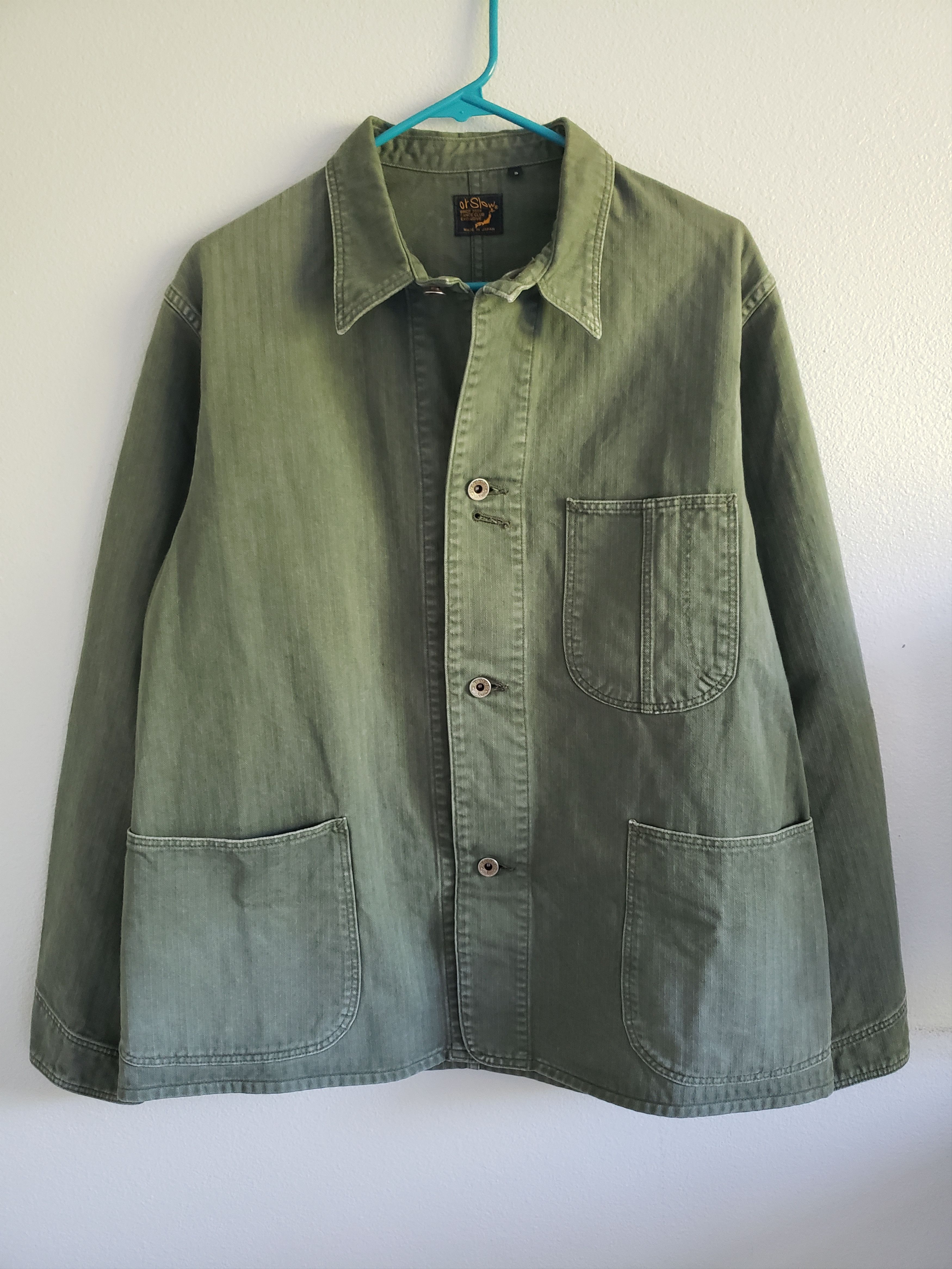 Orslow orSlow x Canoe Club 40's Coverall Jacket HBT Grailed