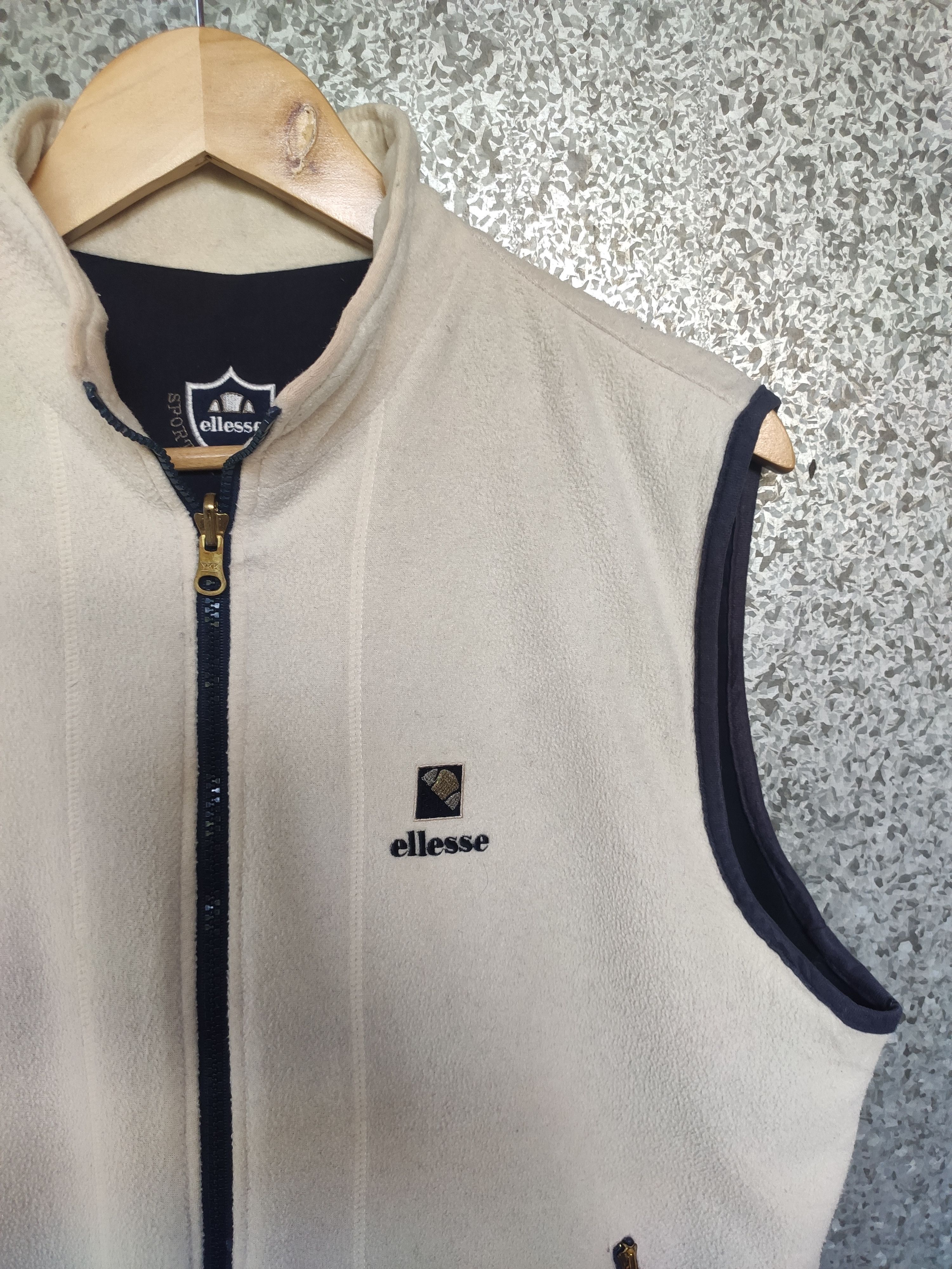 Ellesse Vintage Ellese Vest riversible Size US M / EU 48-50 / 2 - 2 Thumbnail