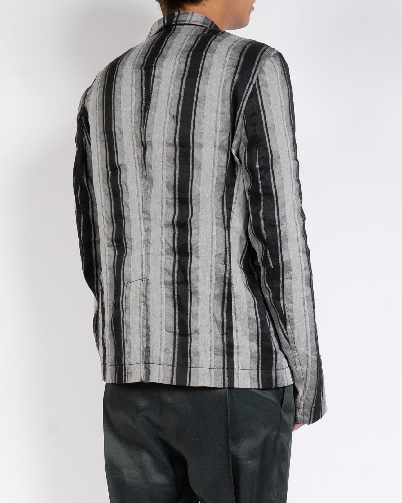 Haider Ackermann SS17 Casual Vertige Striped Blazer Sample Size US S / EU 44-46 / 1 - 3 Thumbnail