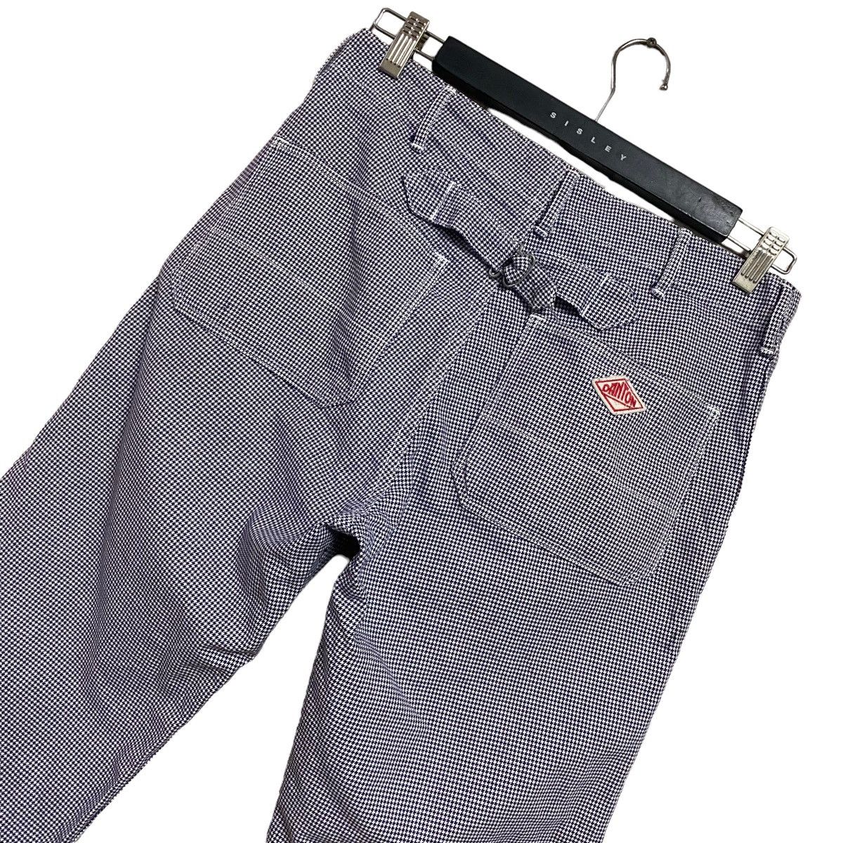 image of Danton Work Pants Cropped in Blue, Men's (Size 30)