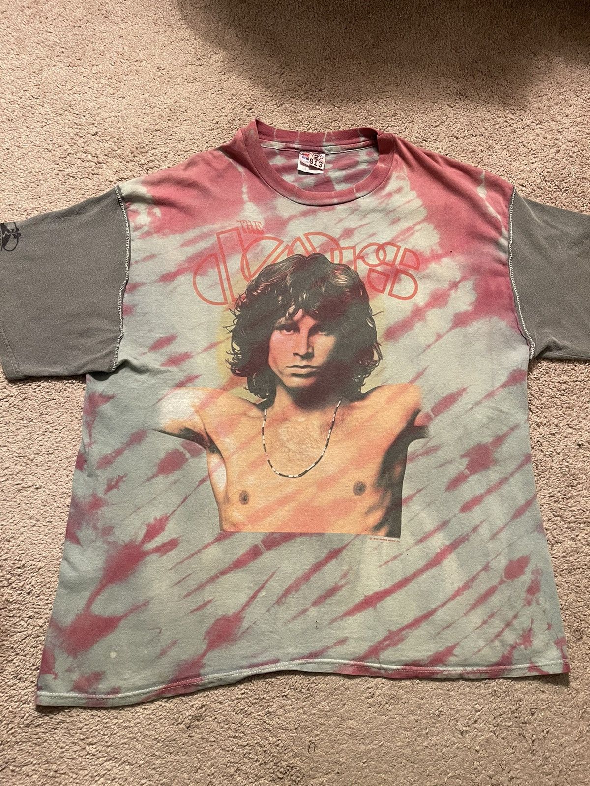 Vintage 1990 The Doors Jim Morrison Shirt XL Tie Dye 1:1