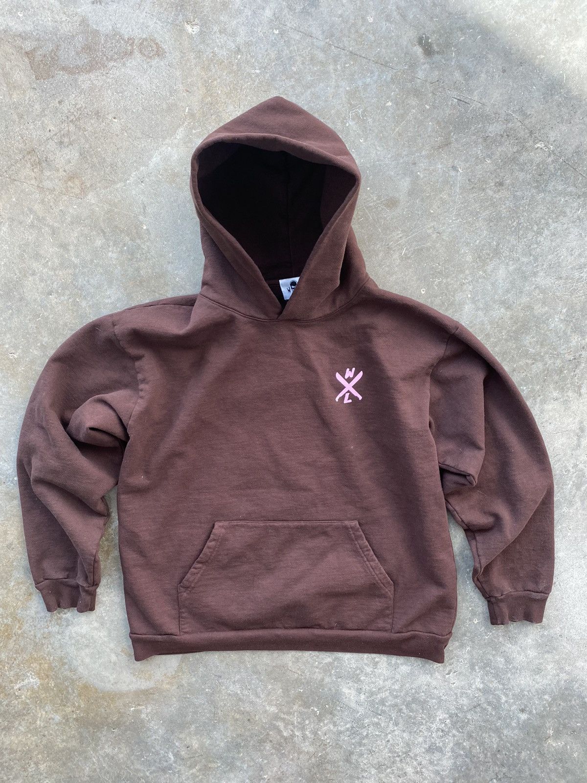 Warren Lotas Warren Lotas Jason Hell Mocha + Pink Hoodie 2XL / XXL ❄️🥣🧊 Size US XXL / EU 58 / 5 - 4 Thumbnail