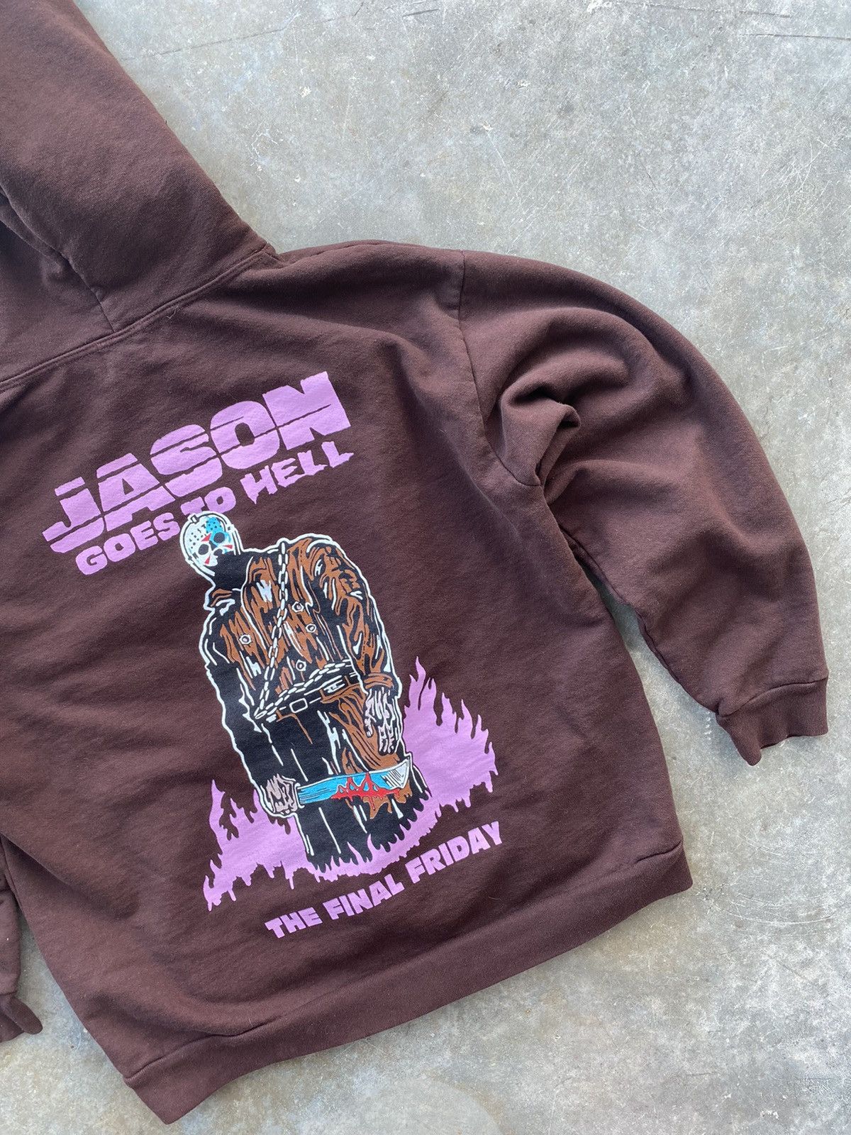Warren Lotas Warren Lotas Jason Hell Mocha + Pink Hoodie 2XL / XXL ❄️🥣🧊 Size US XXL / EU 58 / 5 - 2 Thumbnail