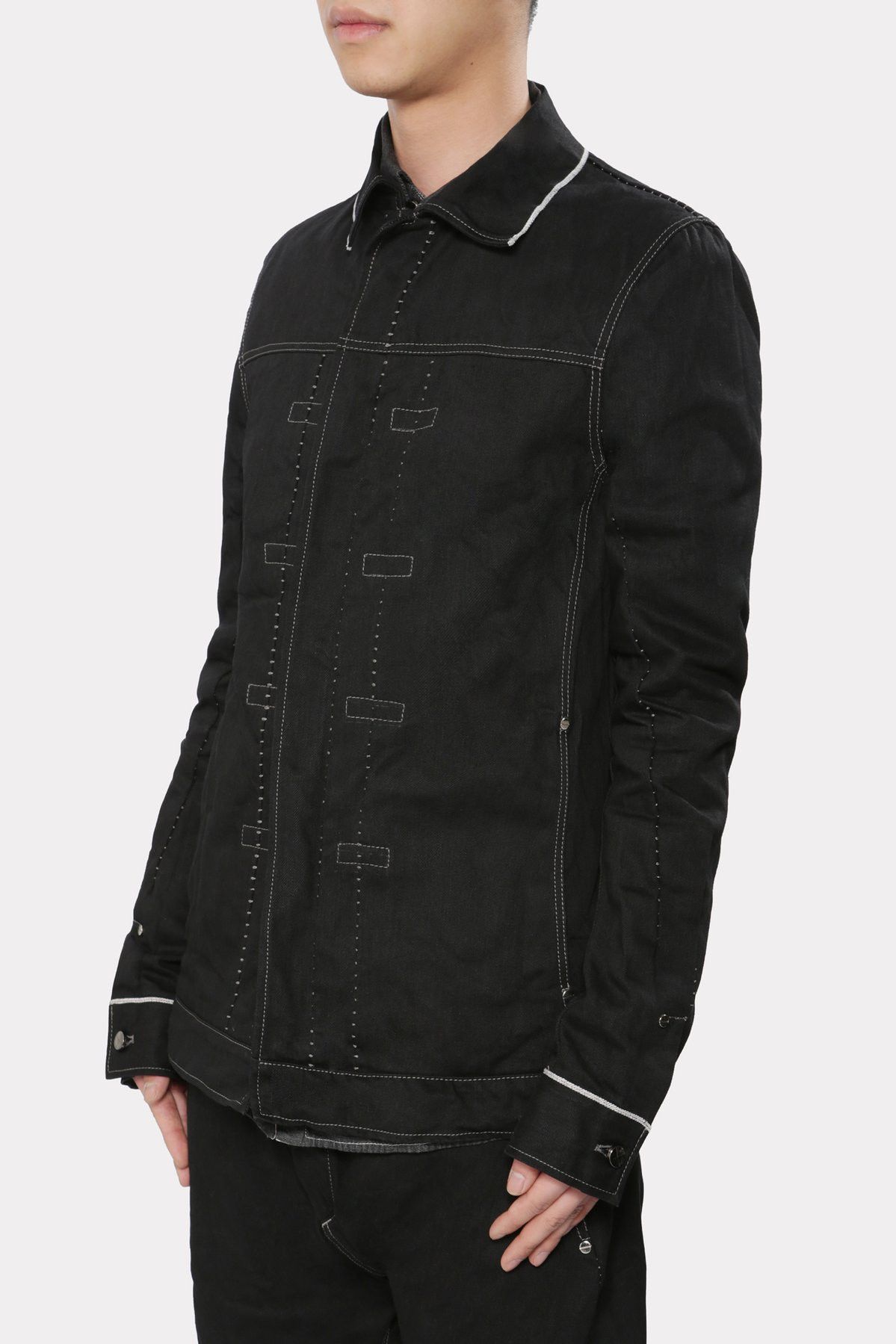 Incarnation -=Final Drop=- INCARNATION Black Denim Jacket, XL=L NEW Size US L / EU 52-54 / 3 - 2 Thumbnail