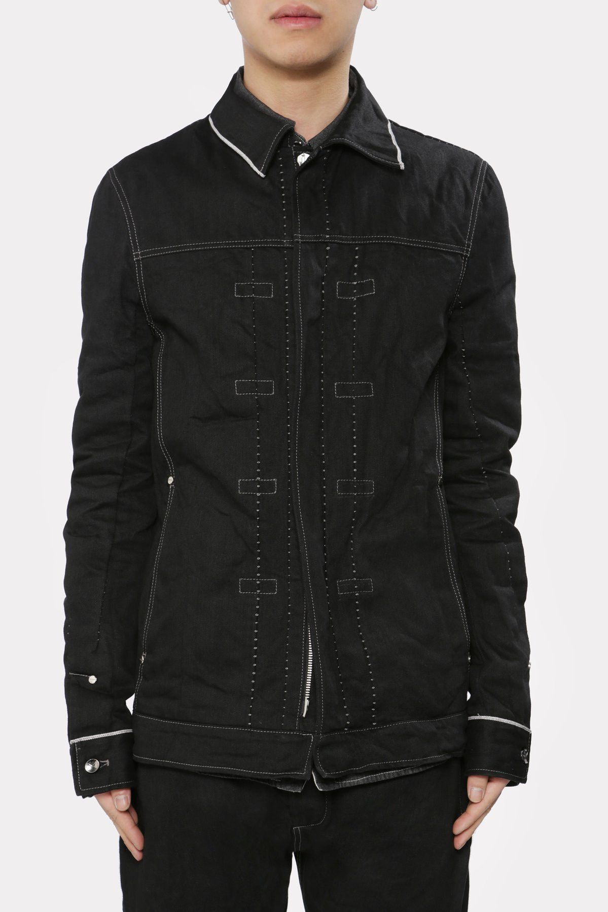 Incarnation -=Final Drop=- INCARNATION Black Denim Jacket, XL=L NEW Size US L / EU 52-54 / 3 - 1 Thumbnail