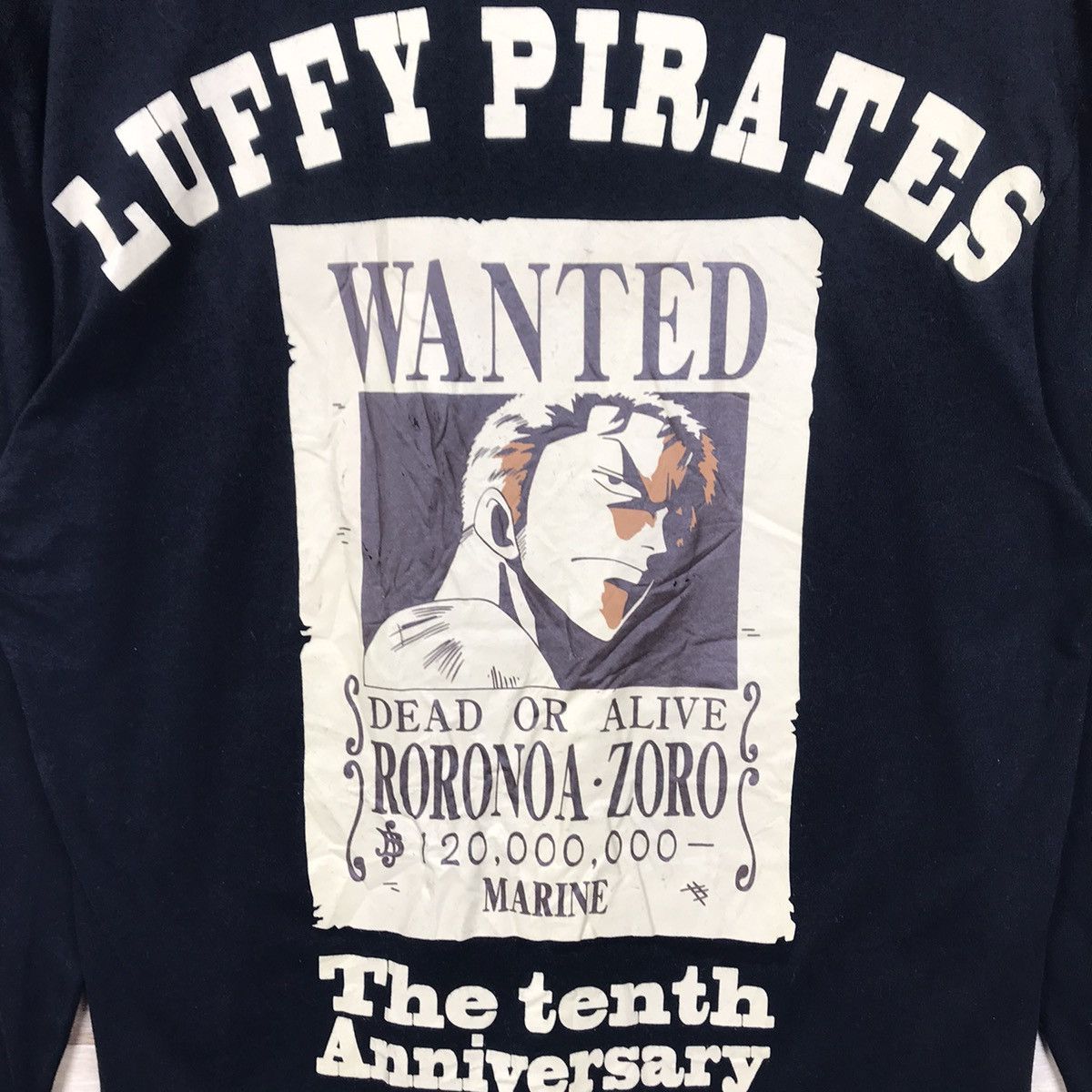 One Piece Animated Luffy Pirates The Tenth Anniversary Shirt