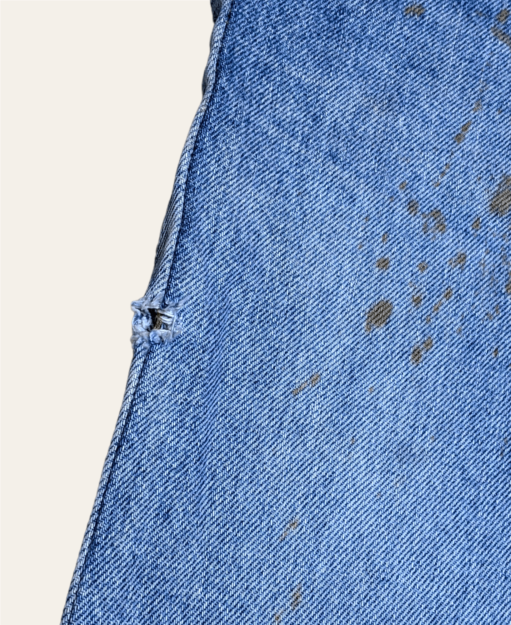 Levi's × Vintage Vintage 90s Levis Distressed Made in Usa Straight Jeans Pant Size US 29 - 14 Thumbnail