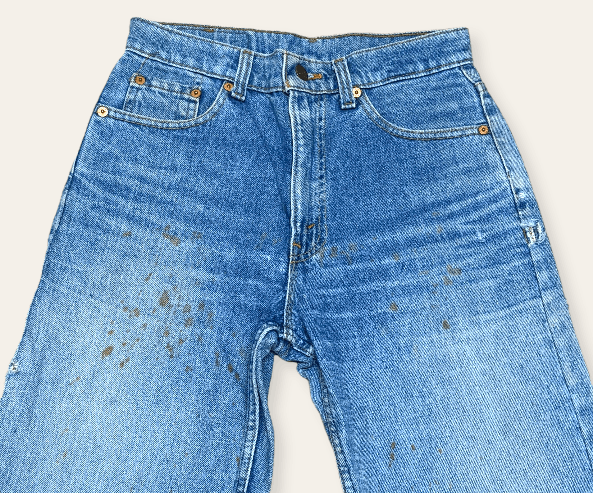 Levi's × Vintage Vintage 90s Levis Distressed Made in Usa Straight Jeans Pant Size US 29 - 3 Thumbnail