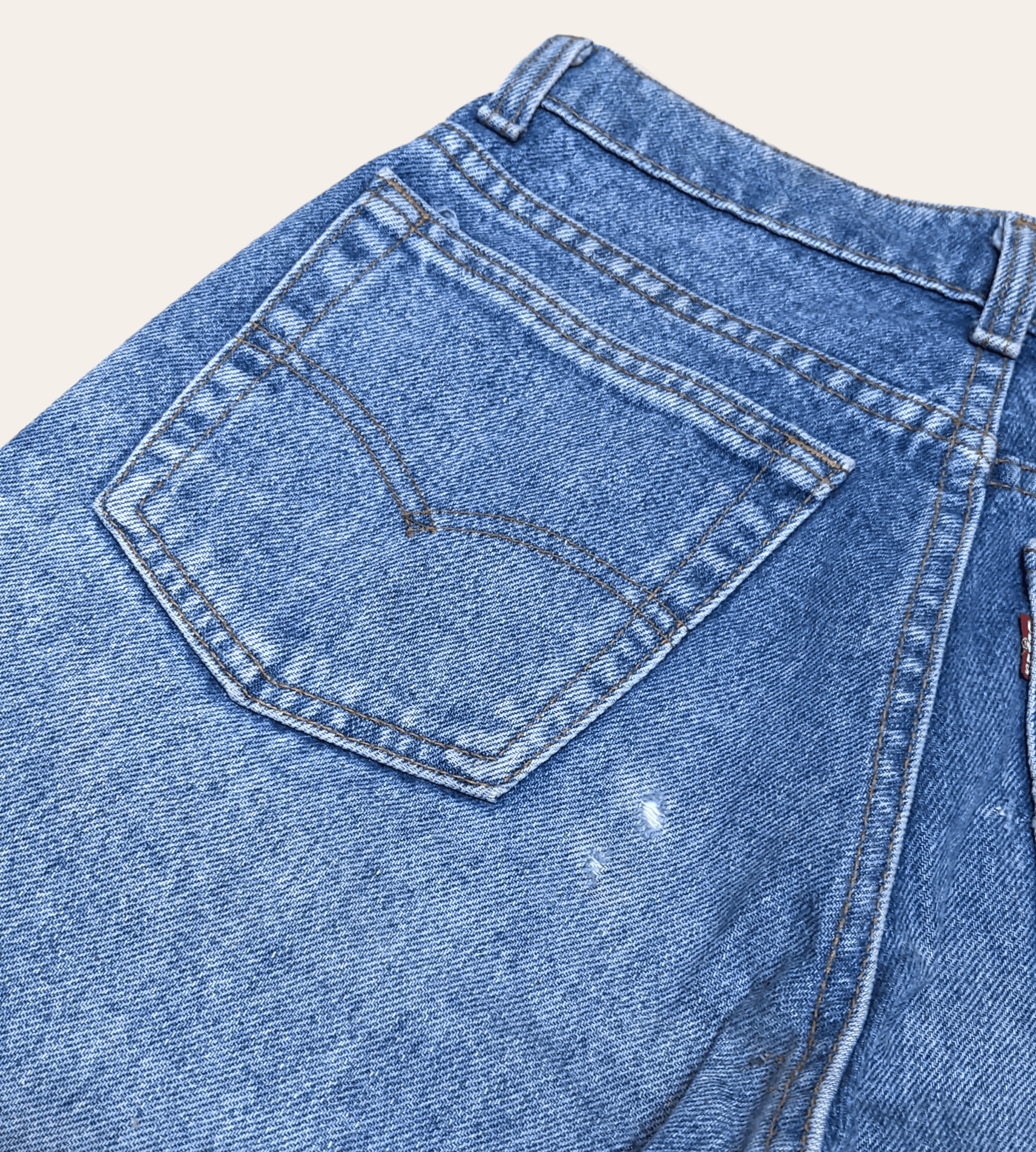 Levi's × Vintage Vintage 90s Levis Distressed Made in Usa Straight Jeans Pant Size US 29 - 8 Thumbnail