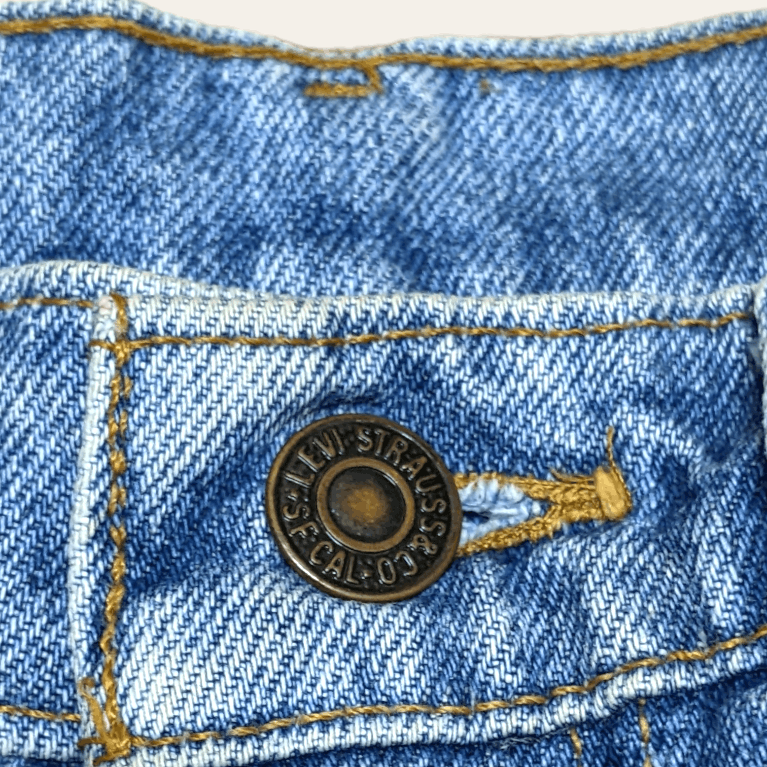 Levi's × Vintage Vintage 90s Levis Distressed Made in Usa Straight Jeans Pant Size US 29 - 10 Thumbnail