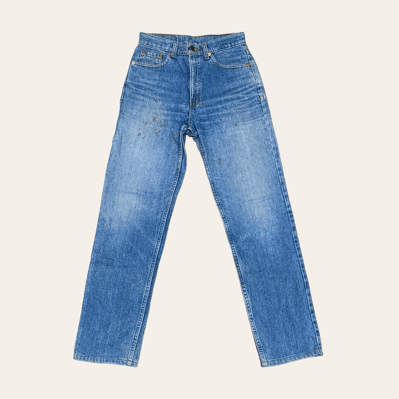 Levi's × Vintage Vintage 90s Levis Distressed Made in Usa Straight Jeans Pant Size US 29 - 1 Thumbnail