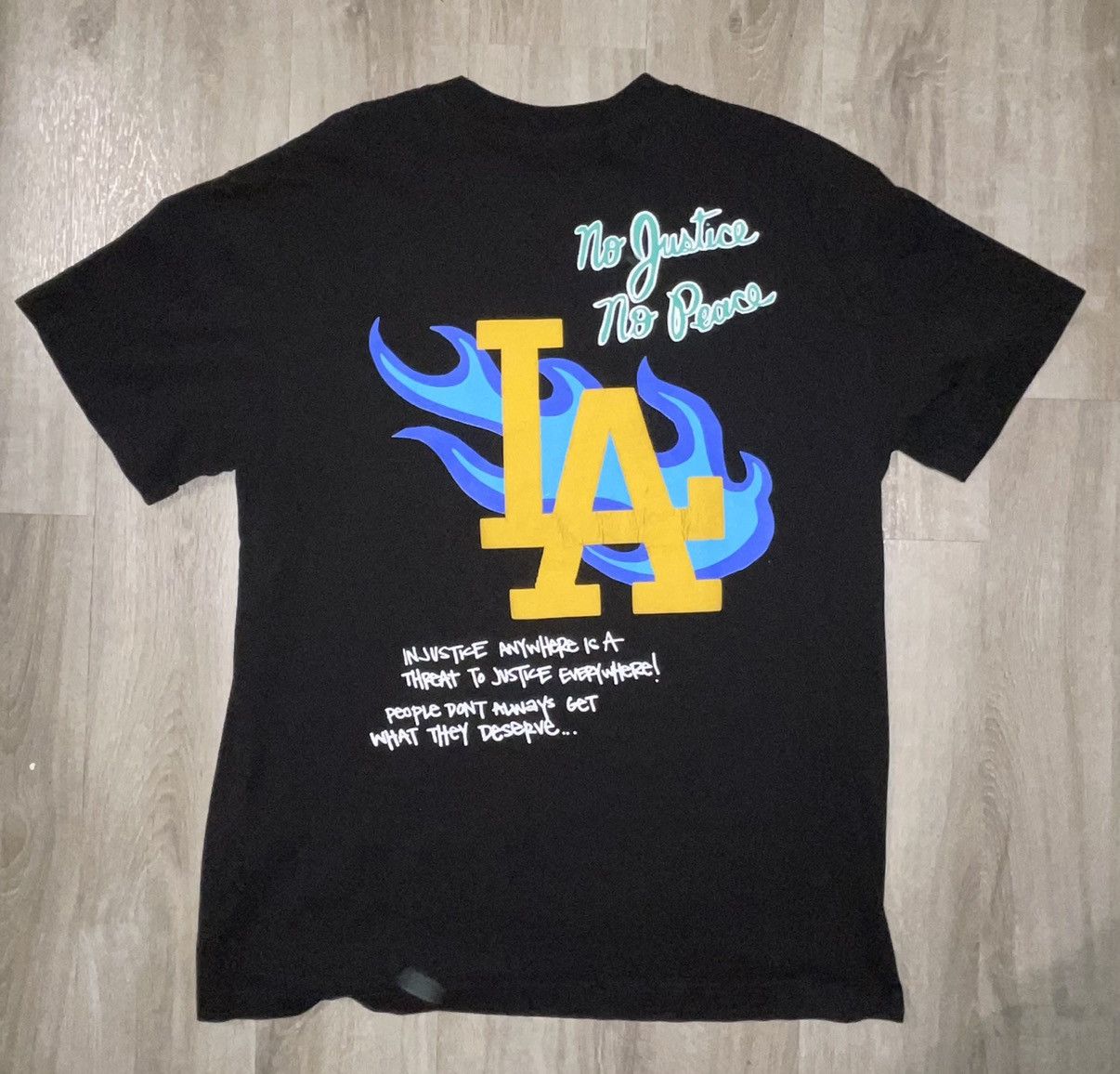 Homme + Femme La Homme + Femme No Justice Then My Piece Los Angeles T Shirt Size US XL / EU 56 / 4 - 2 Thumbnail