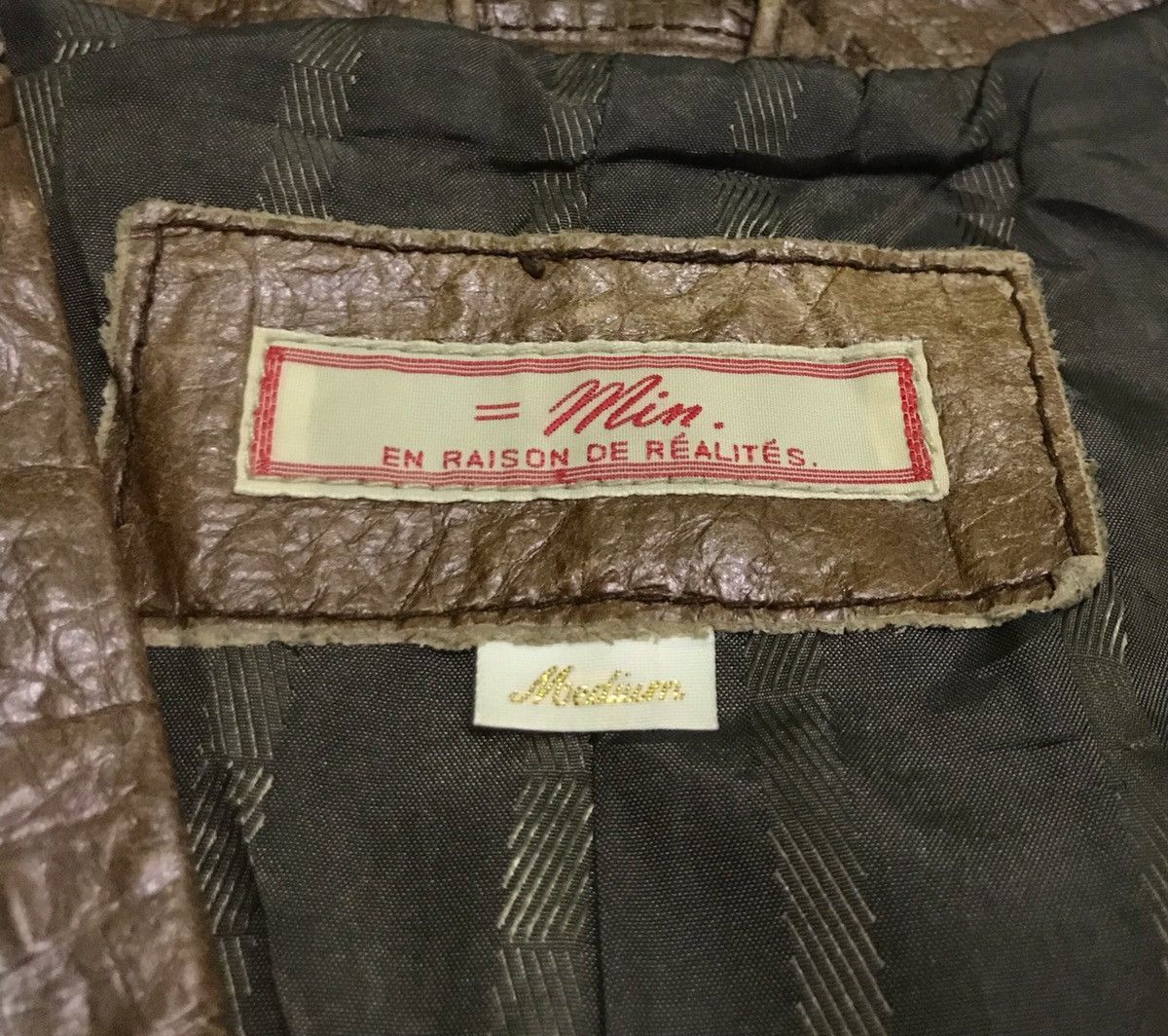 Vintage Super rare🔥 Min buffalo leather jacket Size US M / EU 48-50 / 2 - 4 Thumbnail
