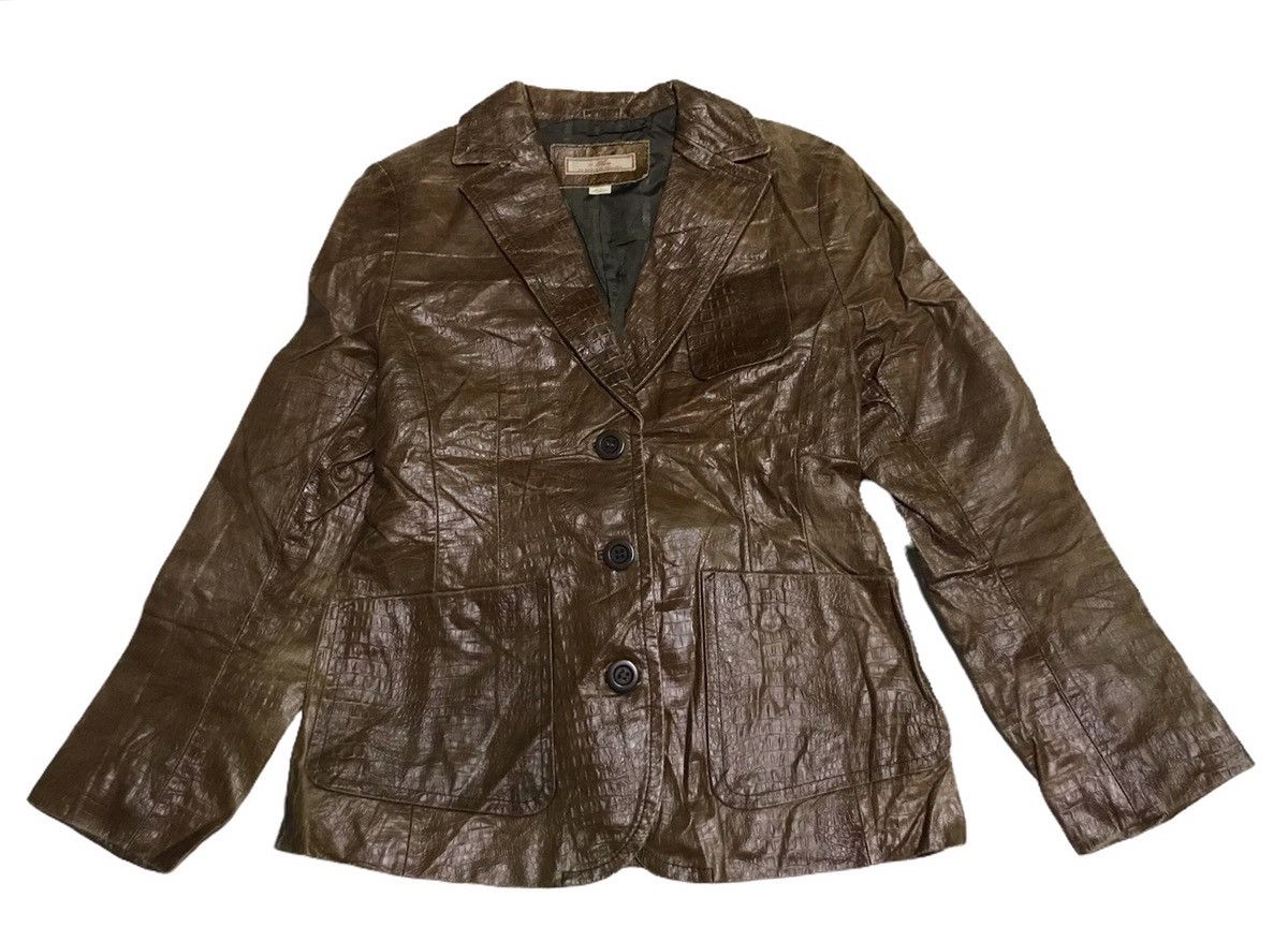 Vintage Super rare🔥 Min buffalo leather jacket Size US M / EU 48-50 / 2 - 1 Thumbnail