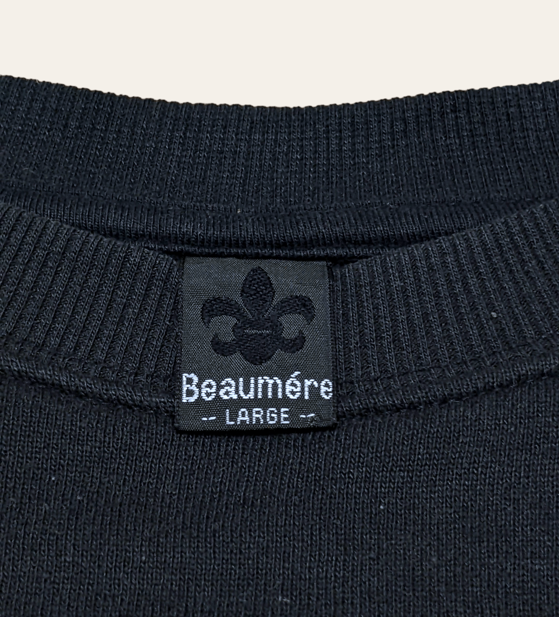 Japanese Brand × Seditionaries × Vintage Vtg 90s Japan Streetwear Beaumere Metal Trinity Sweatshirt Size US L / EU 52-54 / 3 - 11 Thumbnail