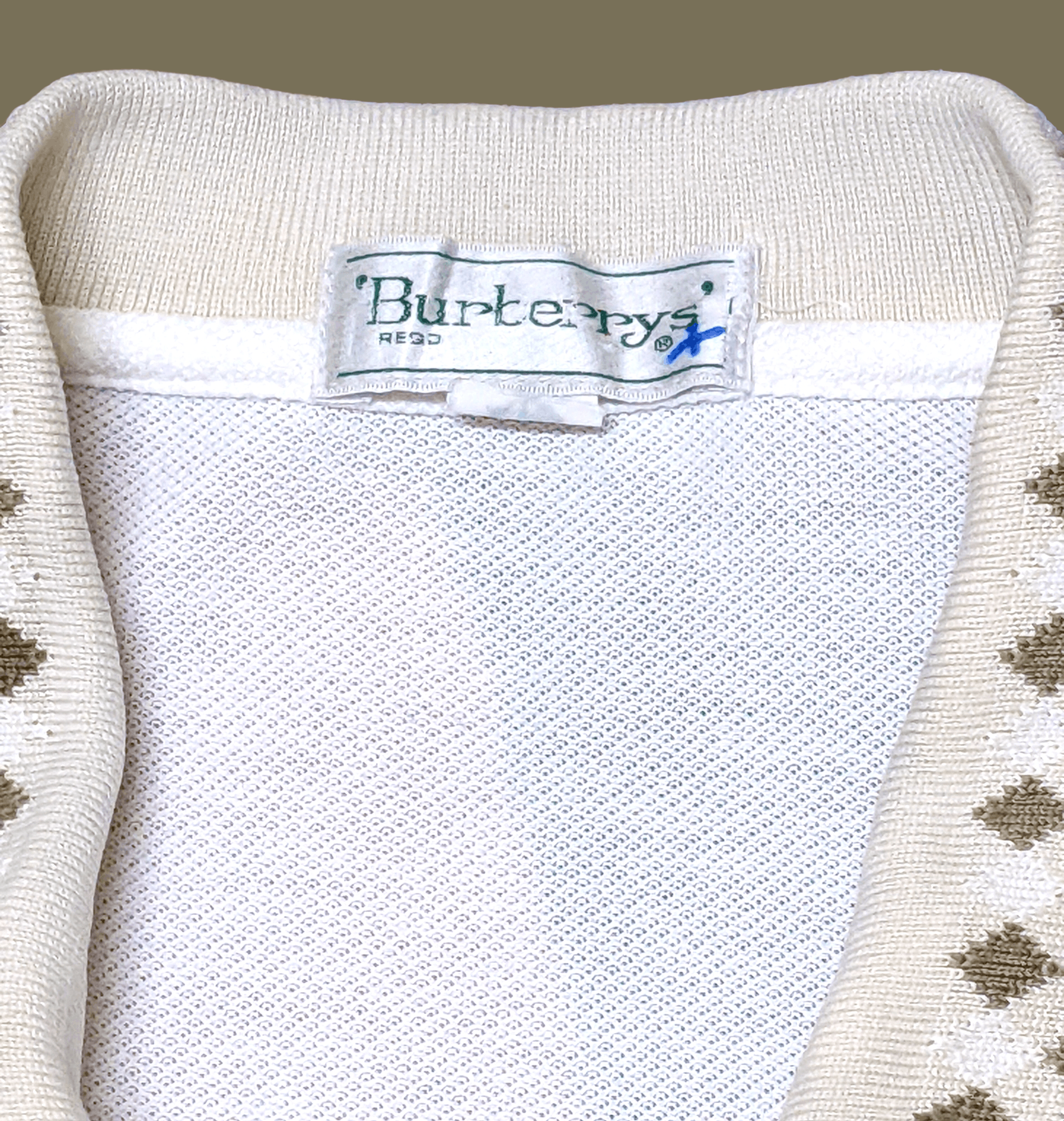 Burberry × Vintage Vintage 80s 90s Burberrys Polo Long Sleeve Shirt Size US L / EU 52-54 / 3 - 7 Thumbnail